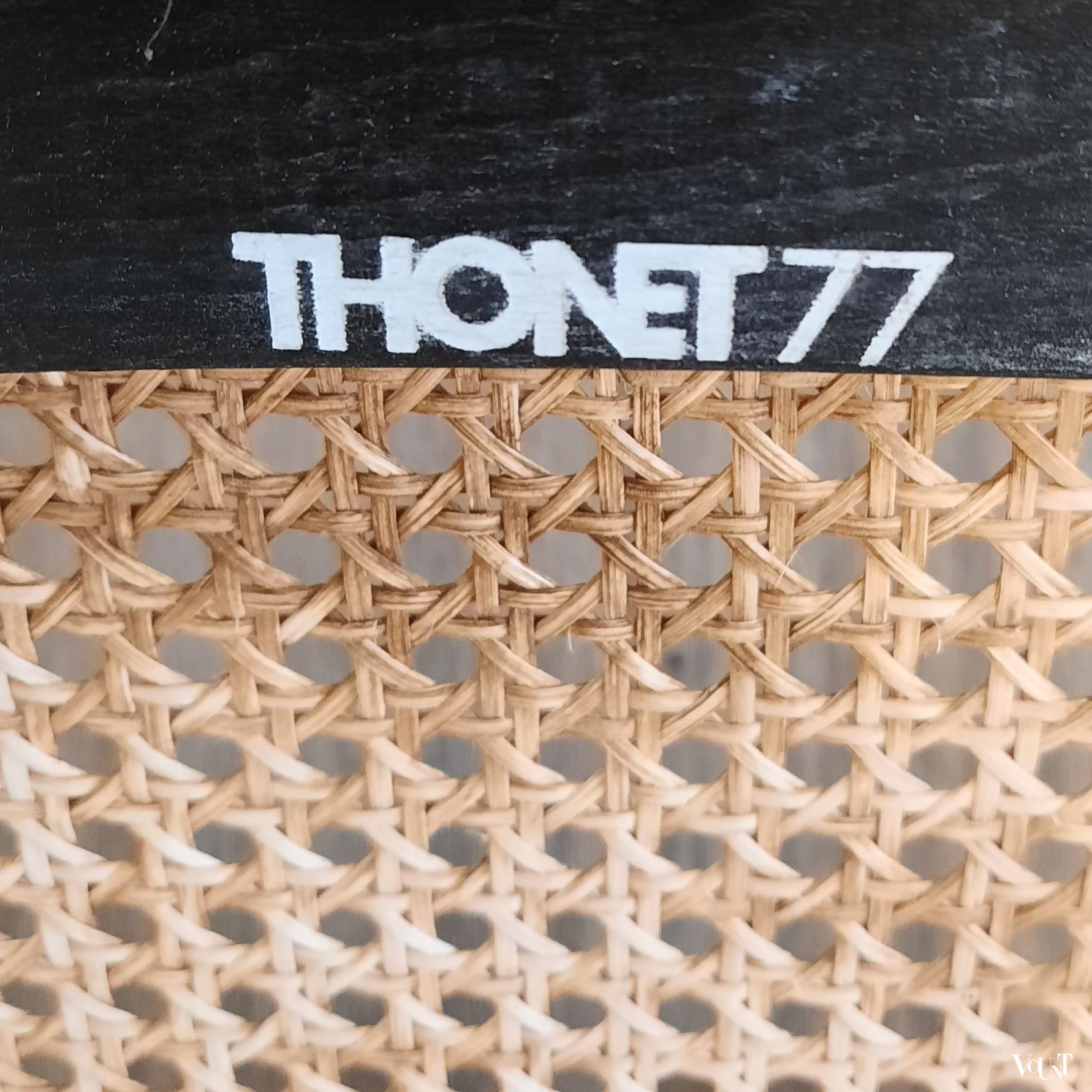 Zwarte S64 stoel, Marcel Breuer voor Thonet, 1977