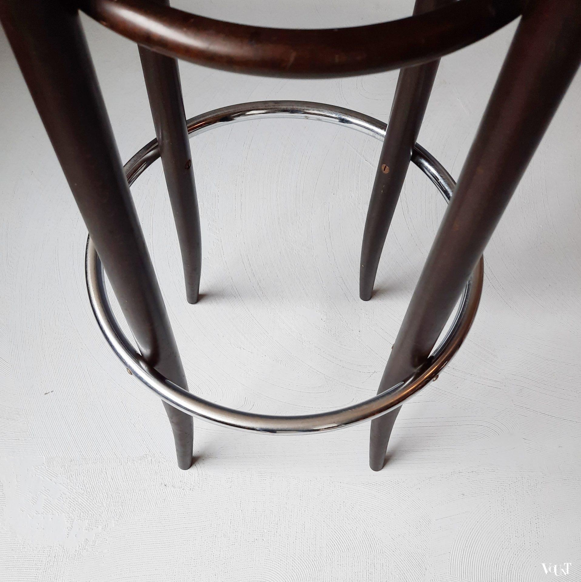 Set van 2 Thonet 204 RH barkrukken, jaren '70