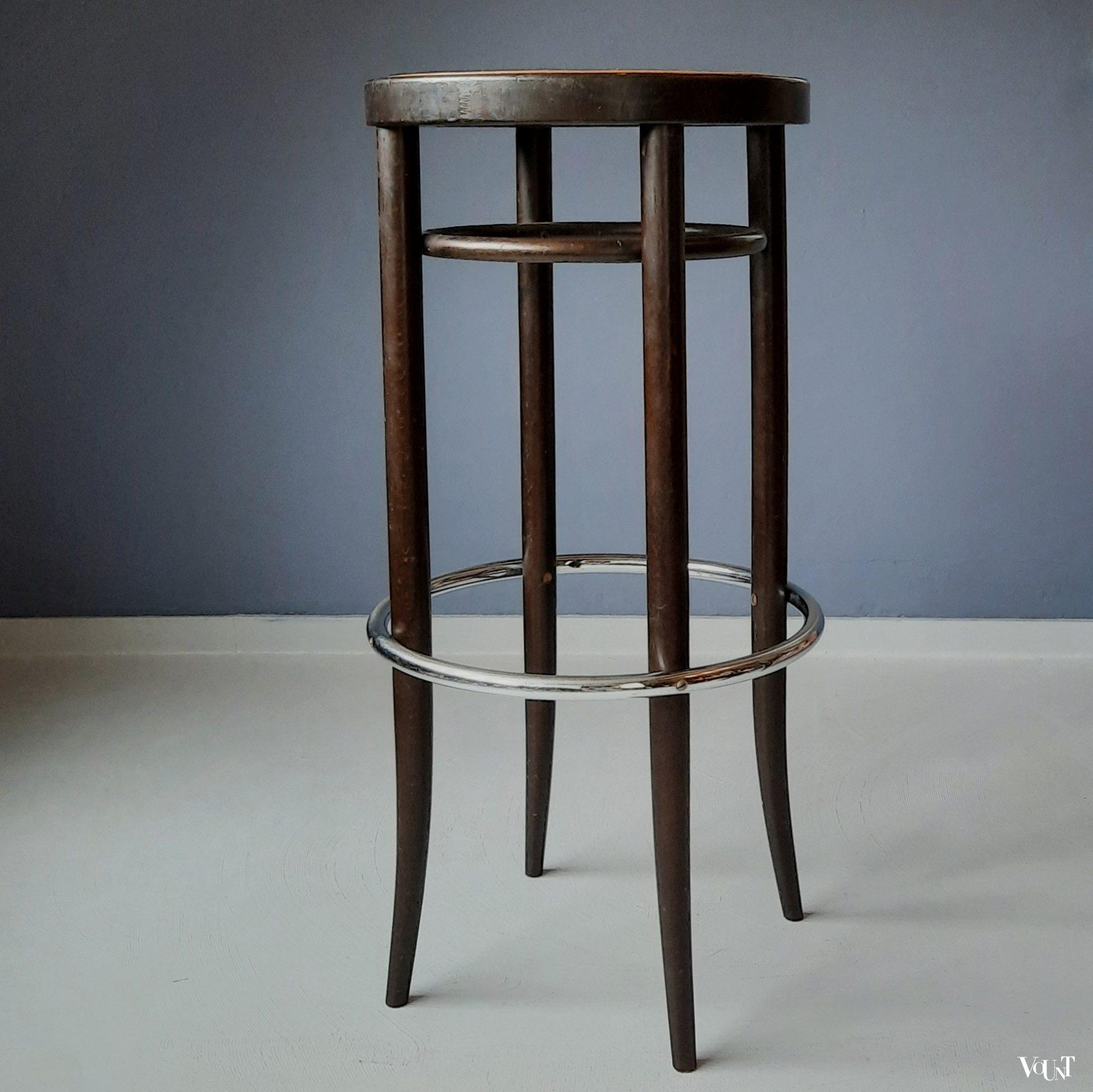 Set van 2 Thonet 204 RH barkrukken, jaren '70