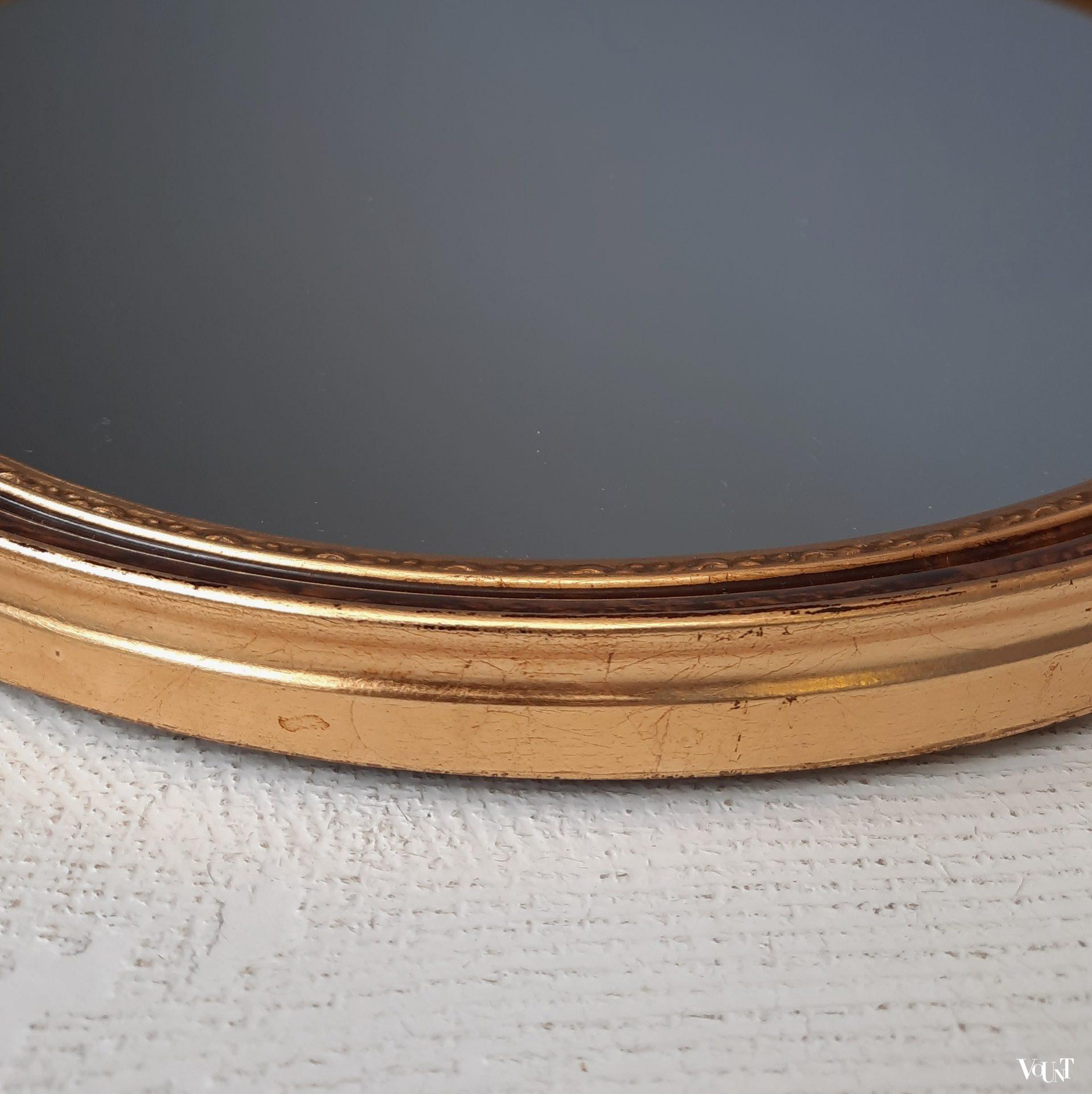 Klassieke ovale Pieterman spiegel, jaren '60/'70