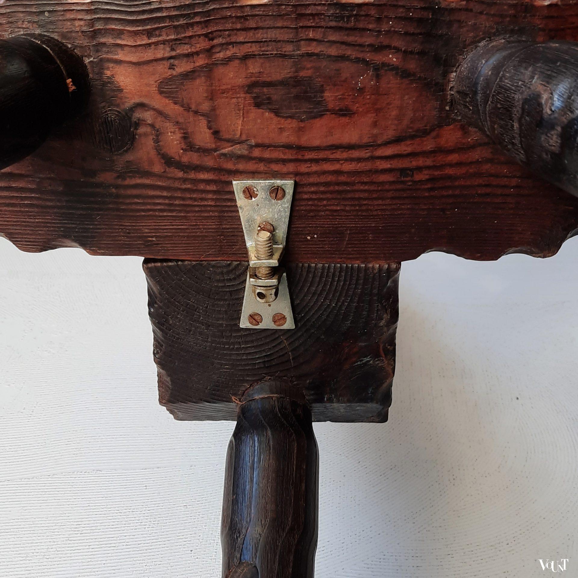 Spaans houten stoeltje, jaren '60'/'70