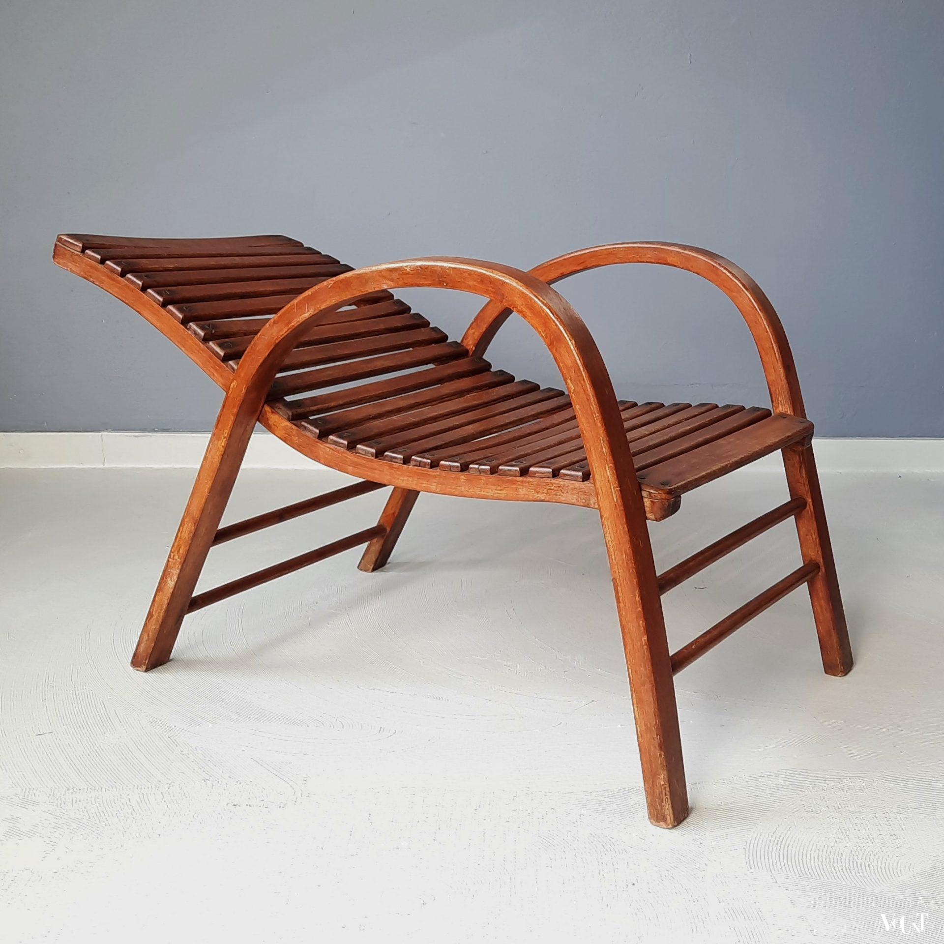 Latten kinderligstoel, Kibofa, jaren '50