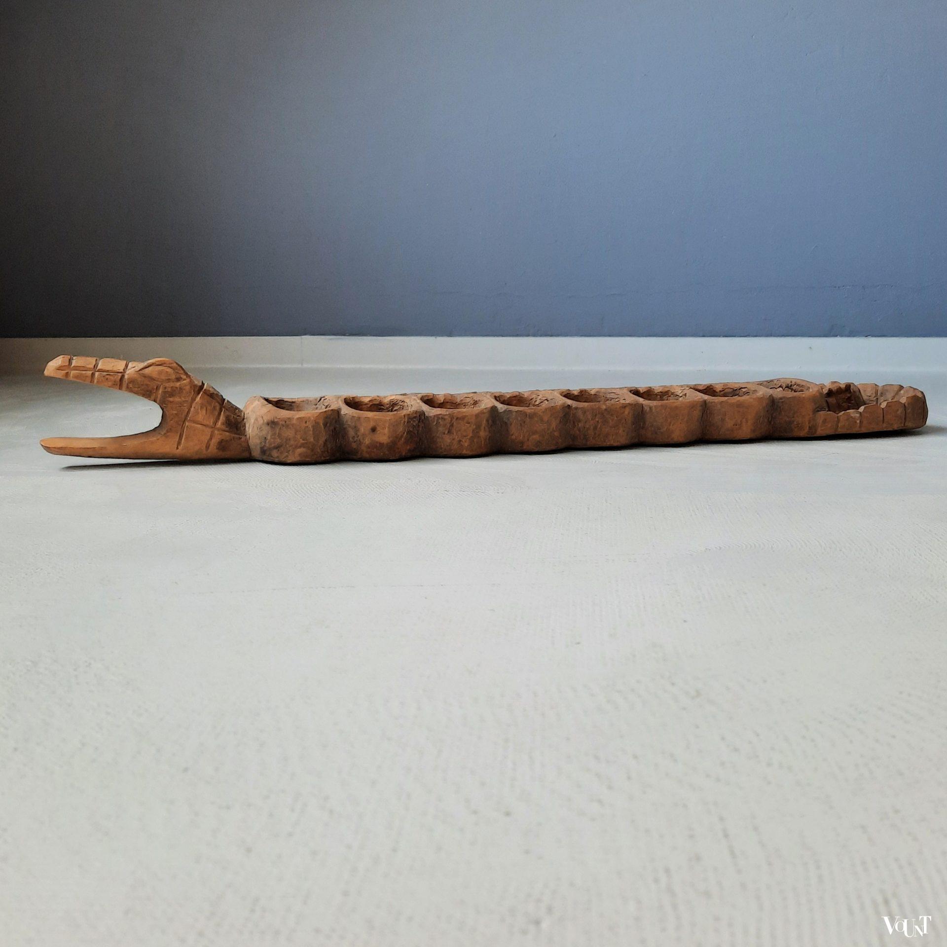 Mancala bord krokodil, Afrika, ca. jaren '60
