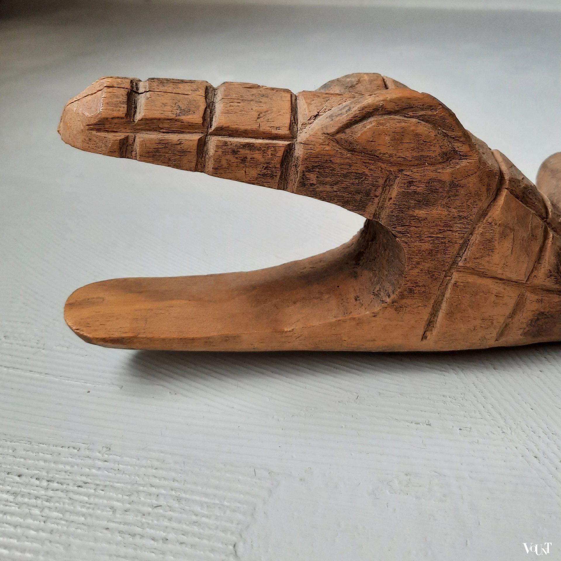 Mancala bord krokodil, Afrika, ca. jaren '60