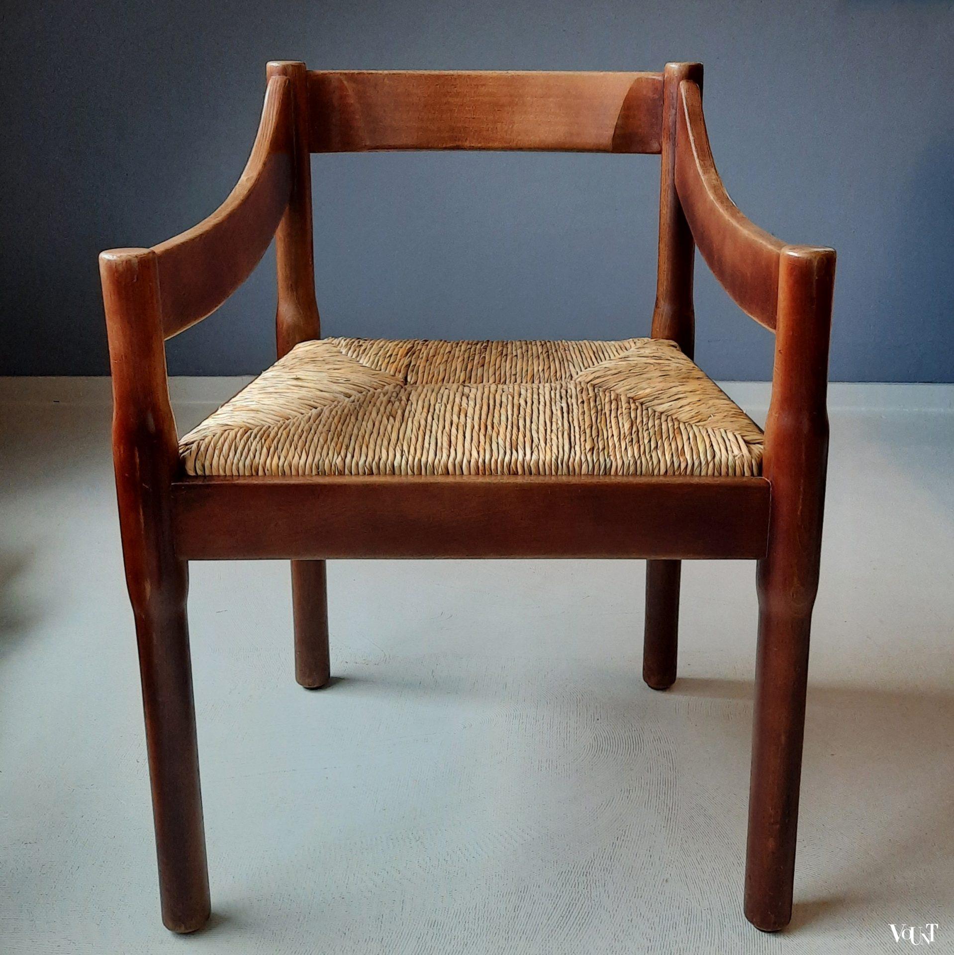 Carimate stoel, Vico Magistretti voor Cassina, jaren '60