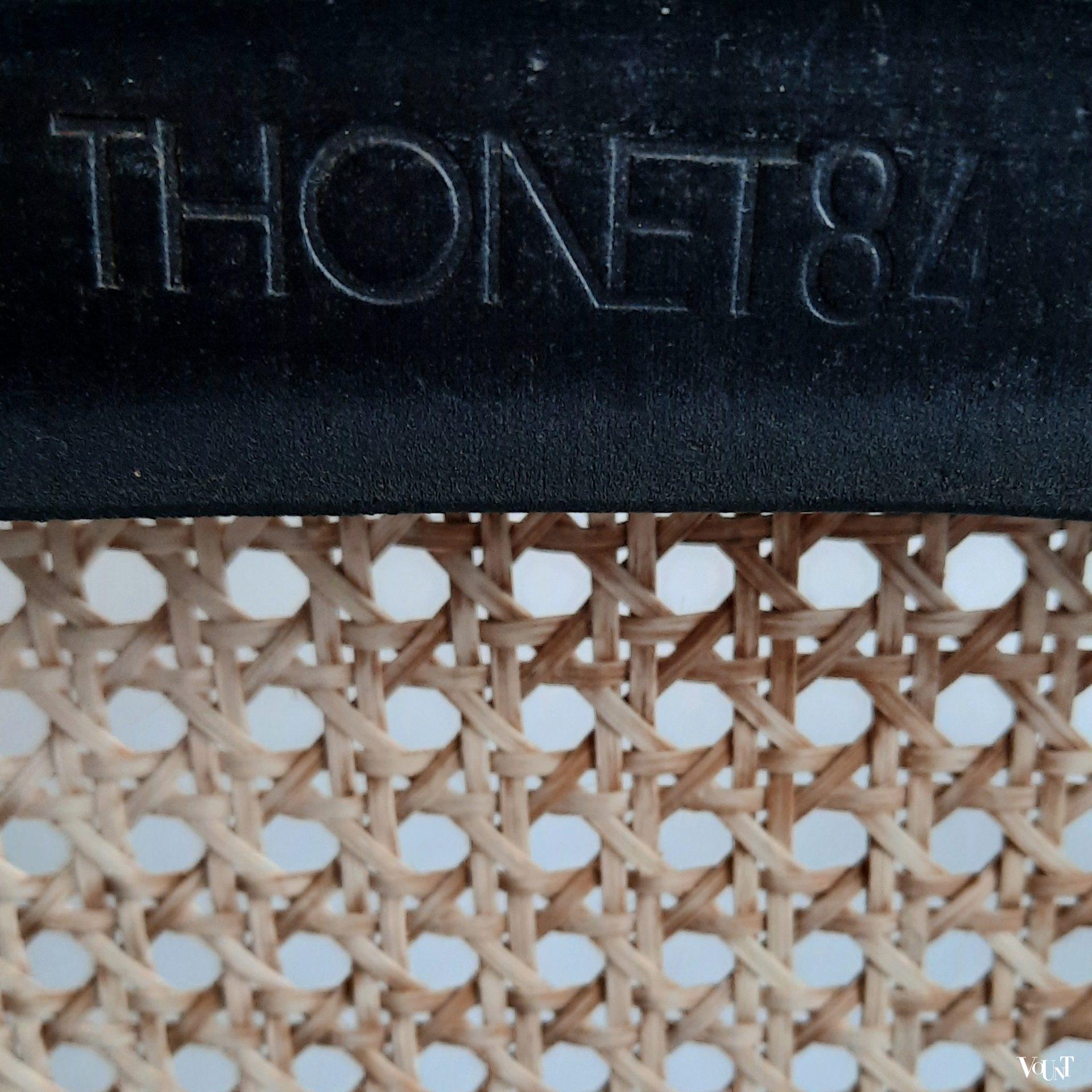 Zwarte S64 stoel, Marcel Breuer voor Thonet, 1984