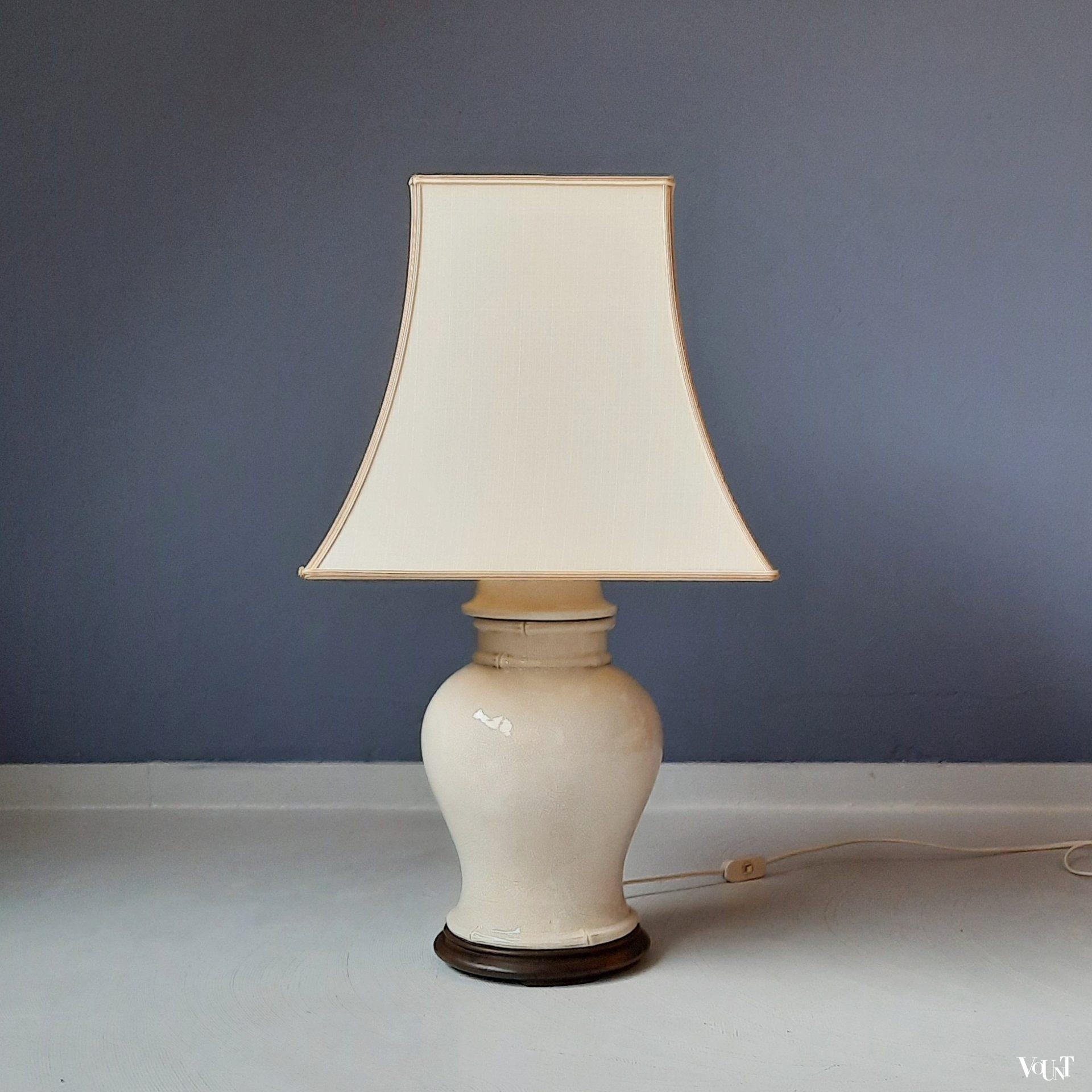 "Ginger jar" tafellamp, jaren '80