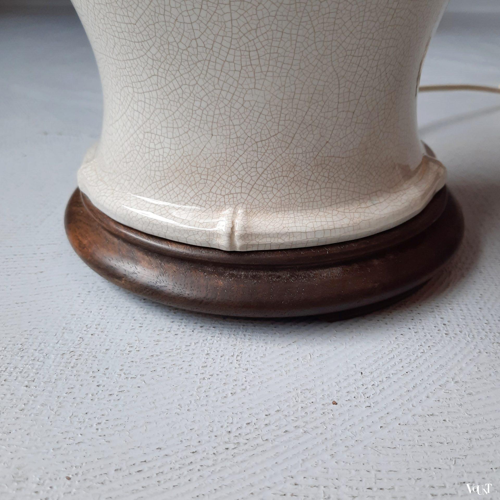 "Ginger jar" tafellamp, jaren '80