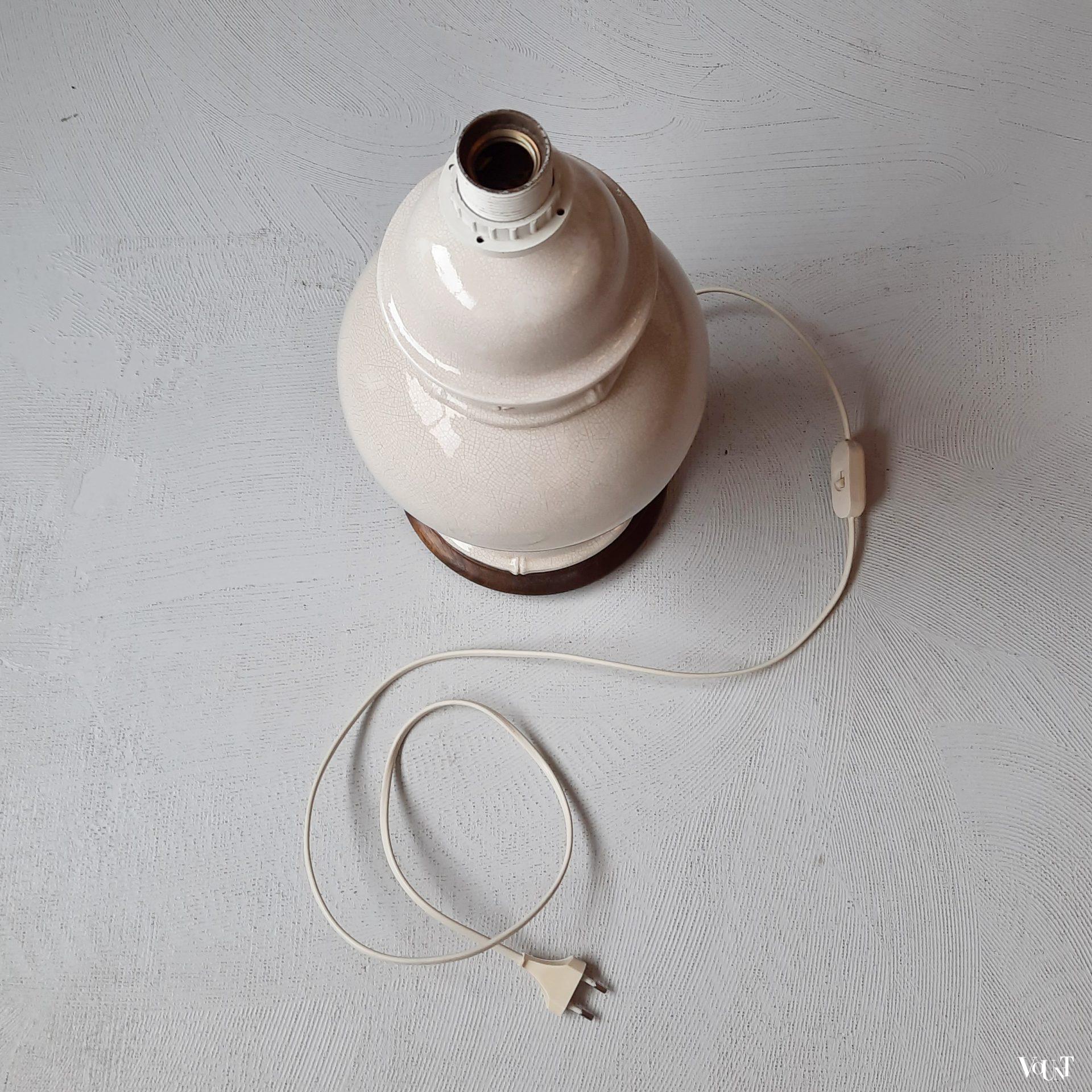 "Ginger jar" tafellamp, jaren '80