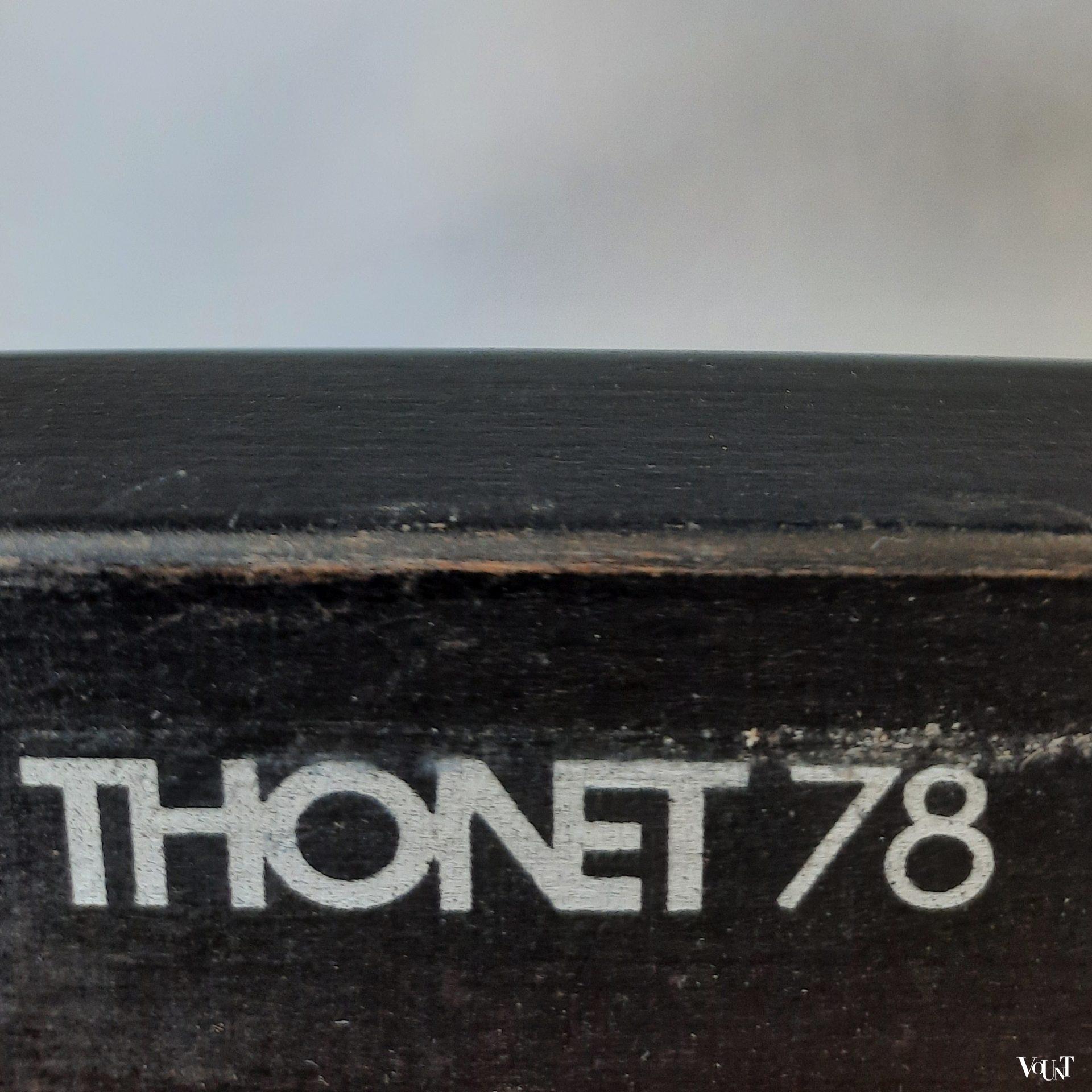 Zwarte S64 stoel, Marcel Breuer voor Thonet, 1978