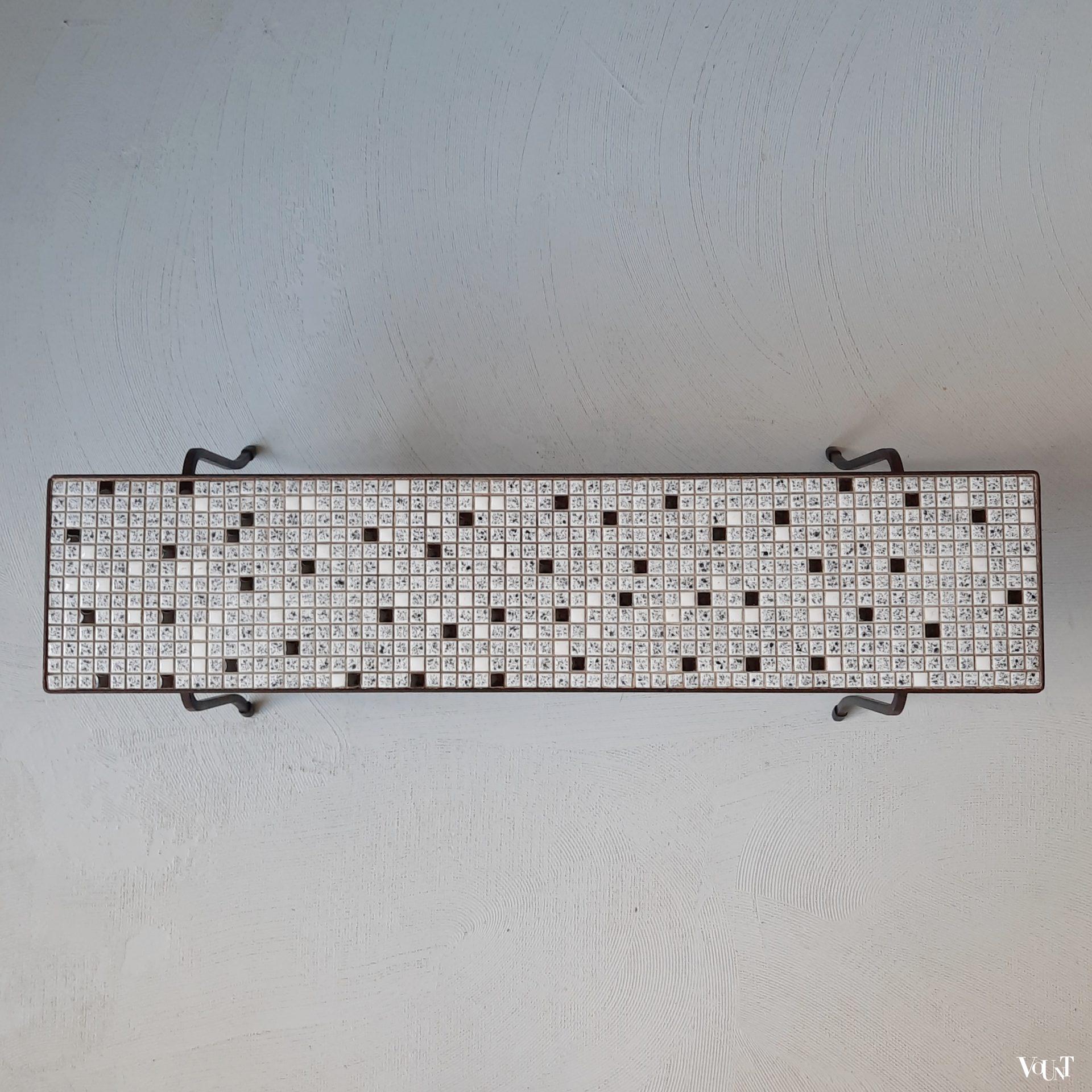 Plantentafeltje / bijzettafeltje mozaïek, jaren '50