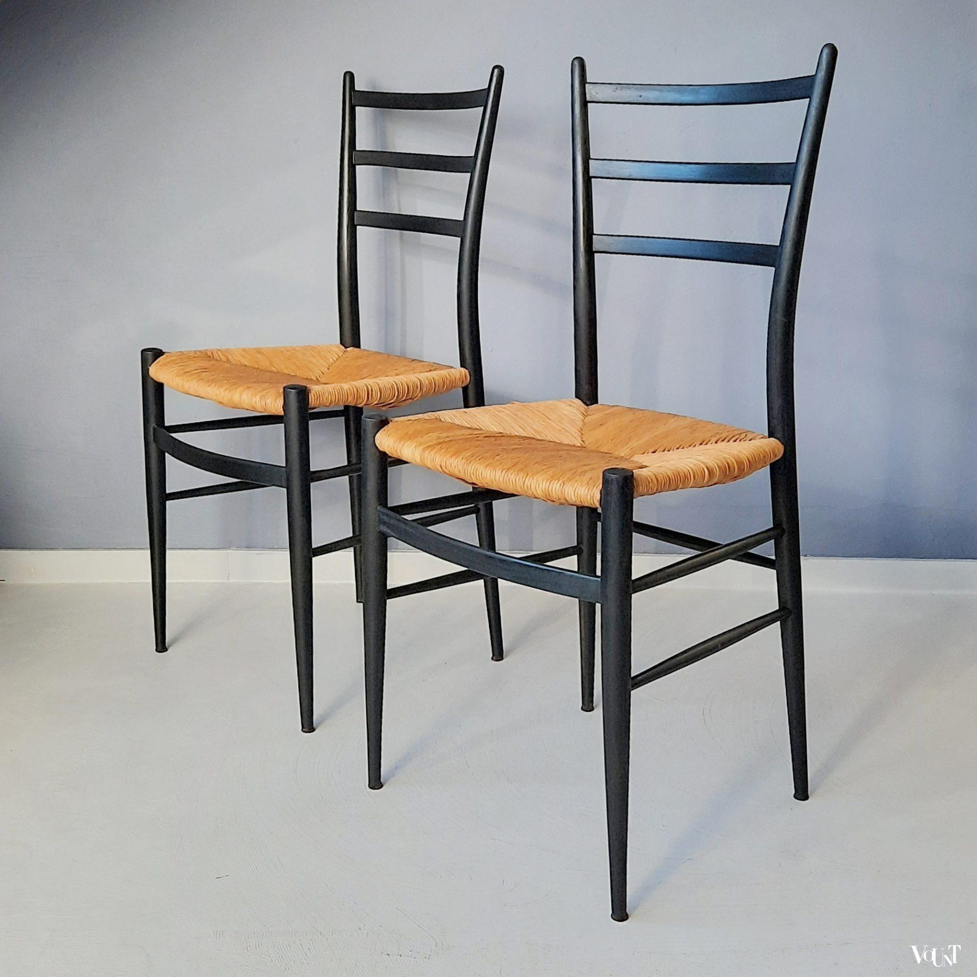 Set van 2 Spinetto stoelen, Chiavari, Italië, jaren '50