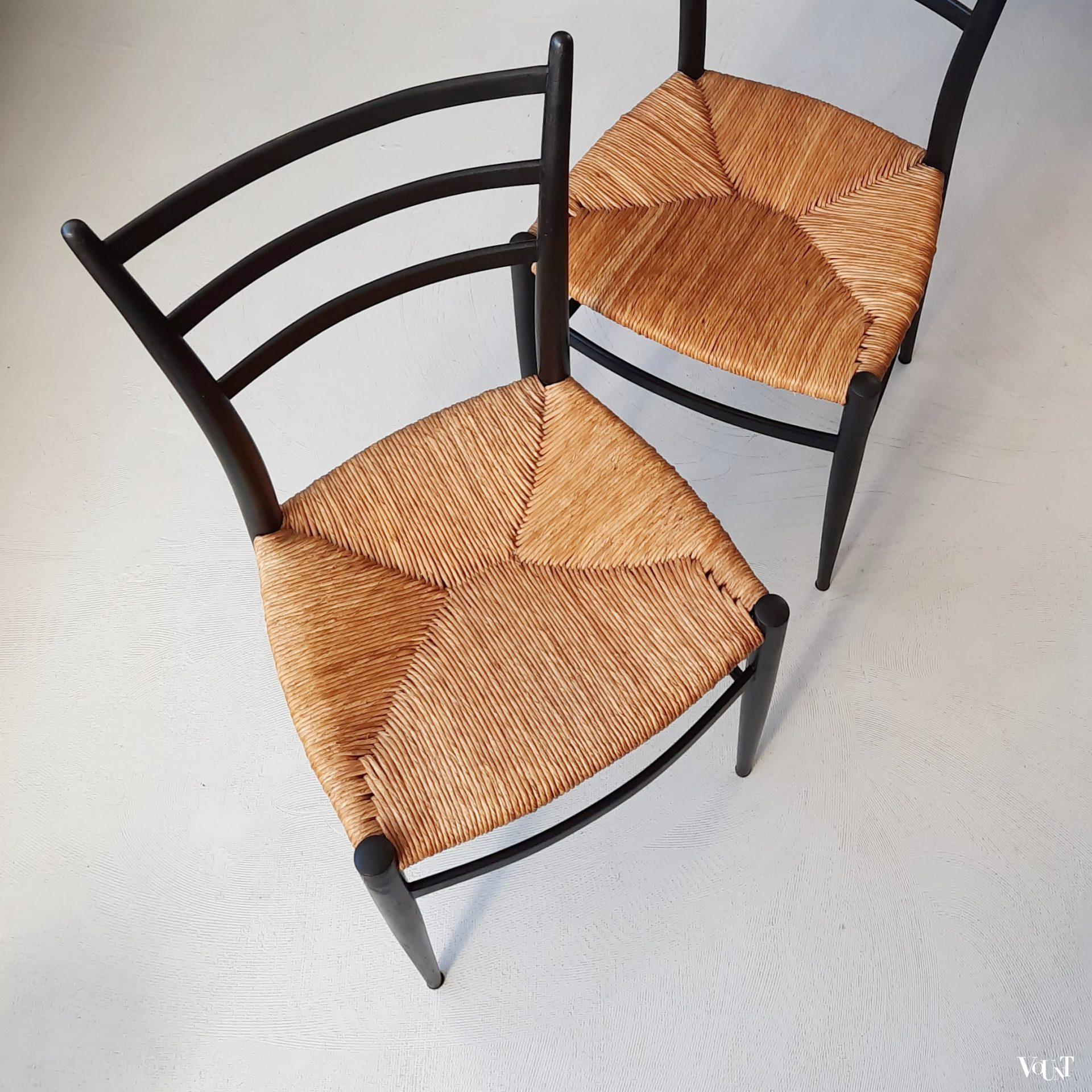 Set van 2 Spinetto stoelen, Chiavari, Italië, jaren '50