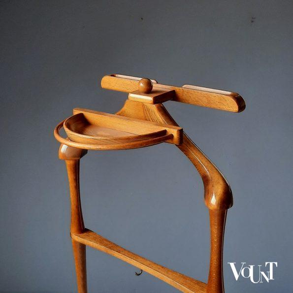 Vintage houten dressboy Fitwell-Valet, C. Birnbaum Ltd., jaren '70