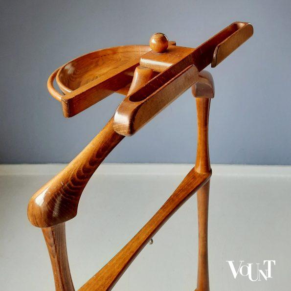 Vintage houten dressboy Fitwell-Valet, C. Birnbaum Ltd., jaren '70