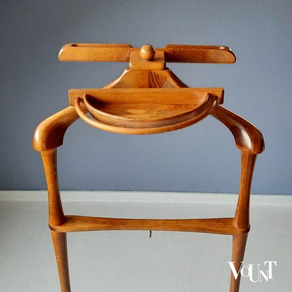 Vintage houten dressboy Fitwell-Valet, C. Birnbaum Ltd., jaren '70