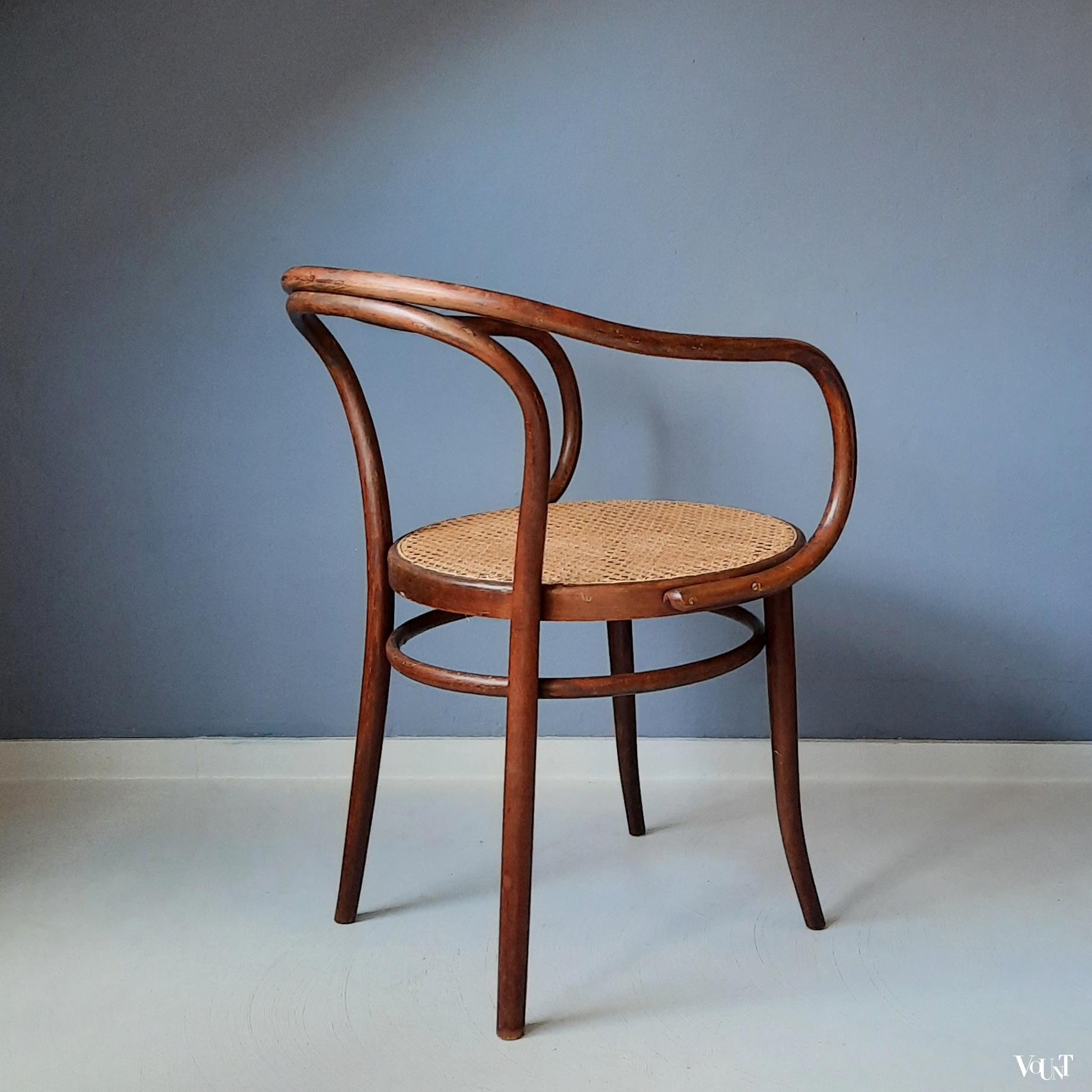 Donkerbruine nr. 209 stoel, Ligna, jaren '70