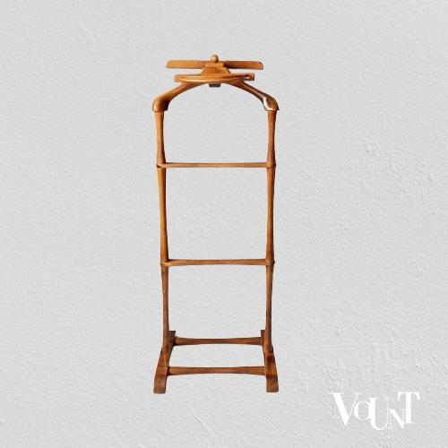 Vintage houten dressboy Fitwell-Valet, C. Birnbaum Ltd., jaren '70