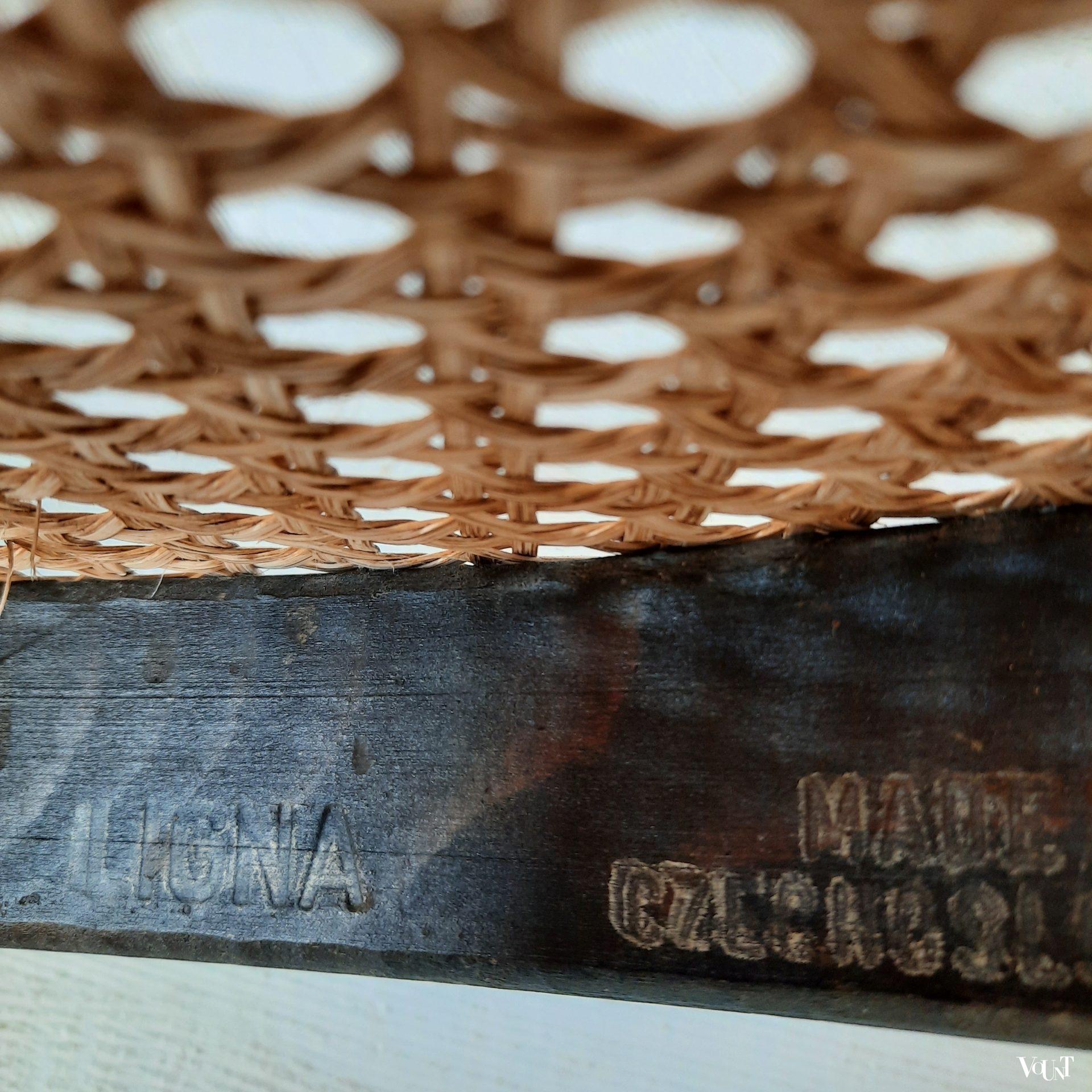 Zwarte 209 stoel, Ligna, jaren '70