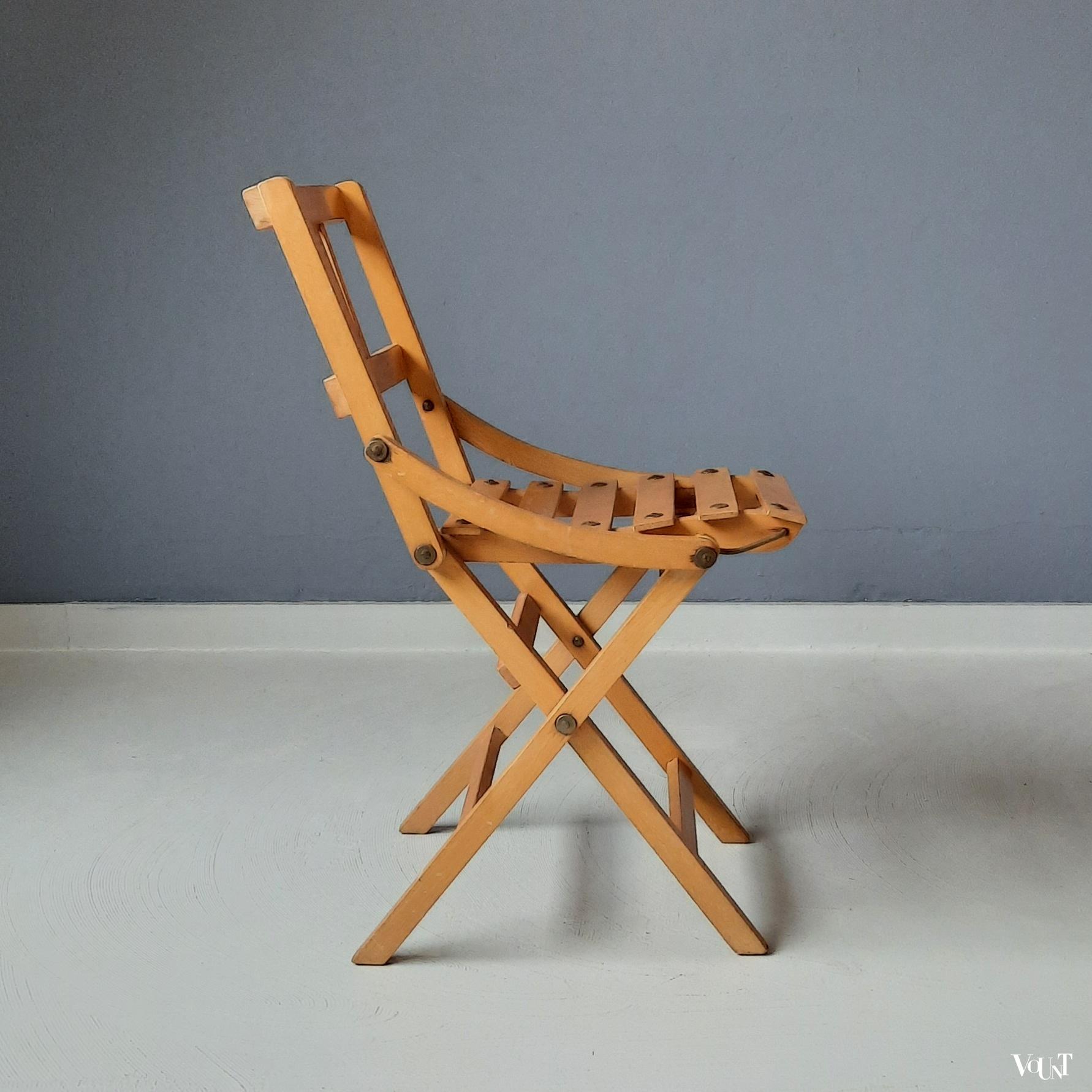 Originele kinderklapstoel Thonet, jaren '50