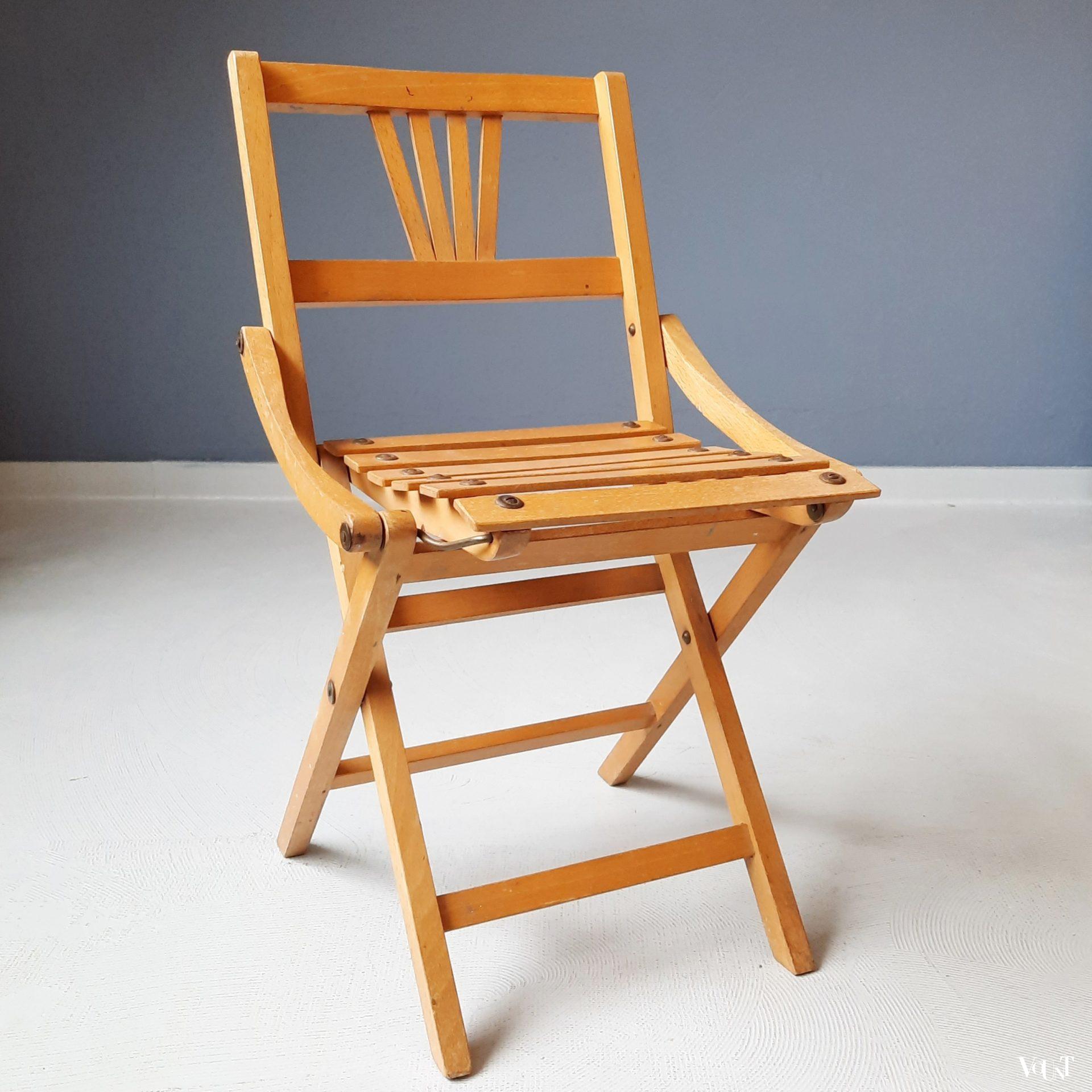 Originele kinderklapstoel Thonet, jaren '50
