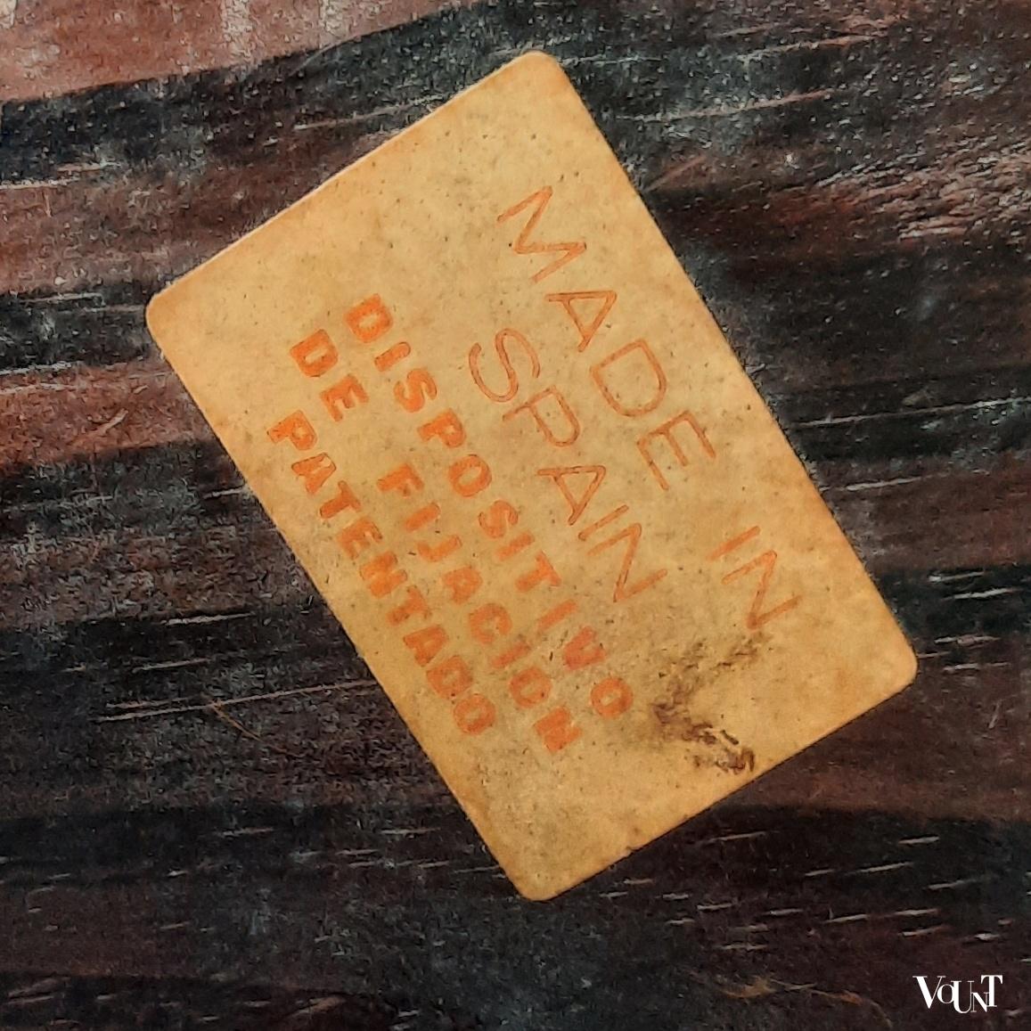 Spaans houten stoeltje, jaren '60/'70