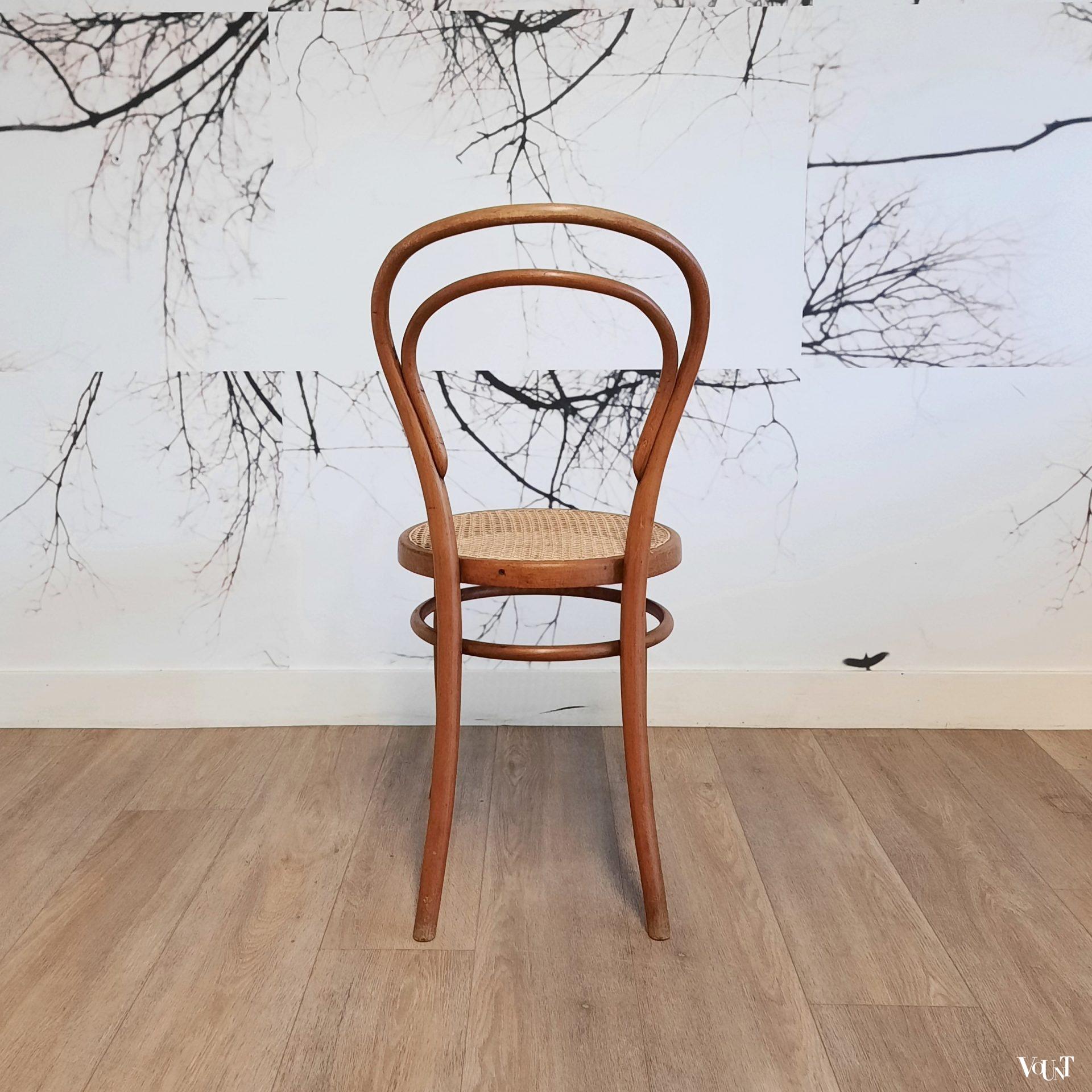 Set van 6 stoelen nr. 14, Josef Hoffmann, rond 1900