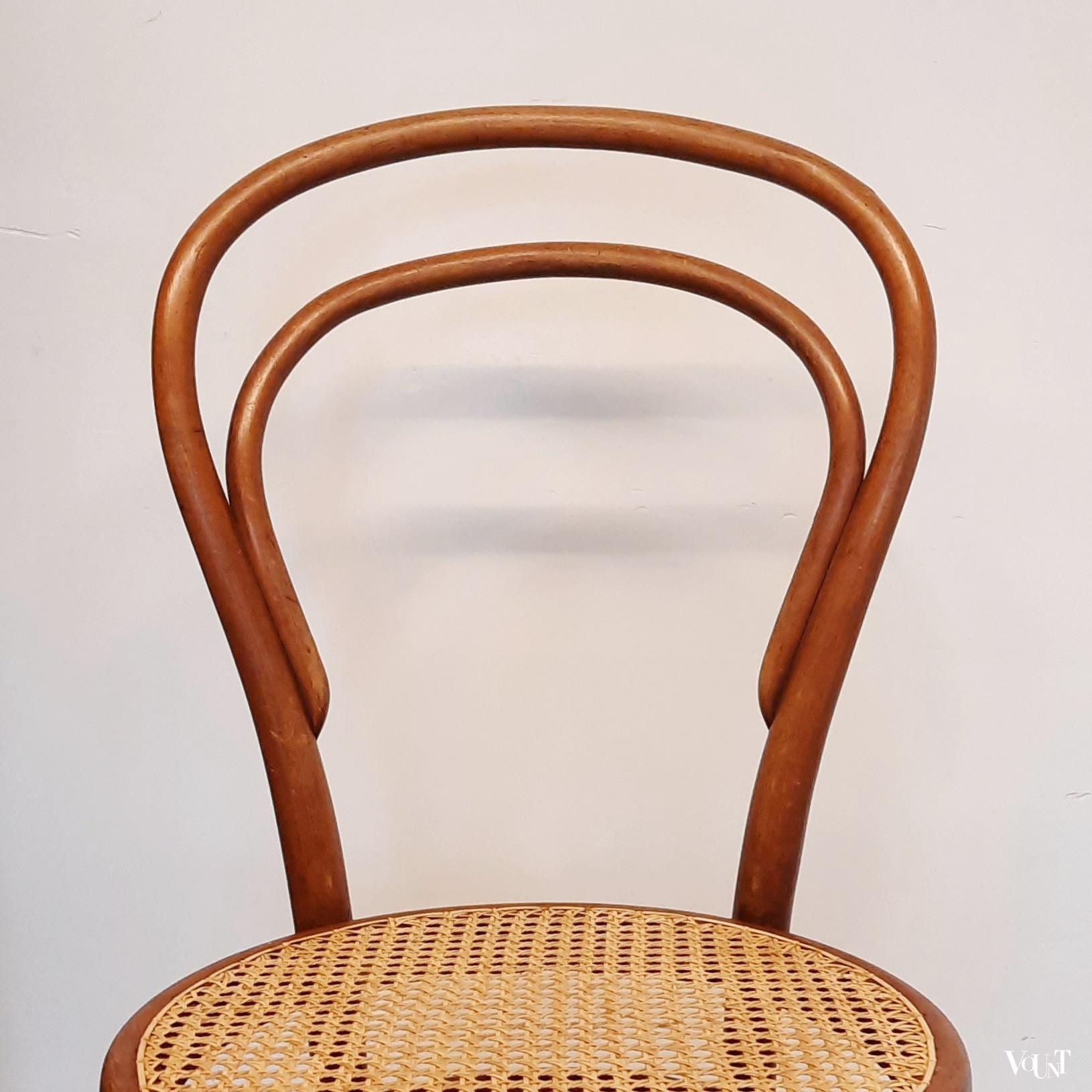 Set van 6 stoelen nr. 14, Josef Hoffmann, rond 1900