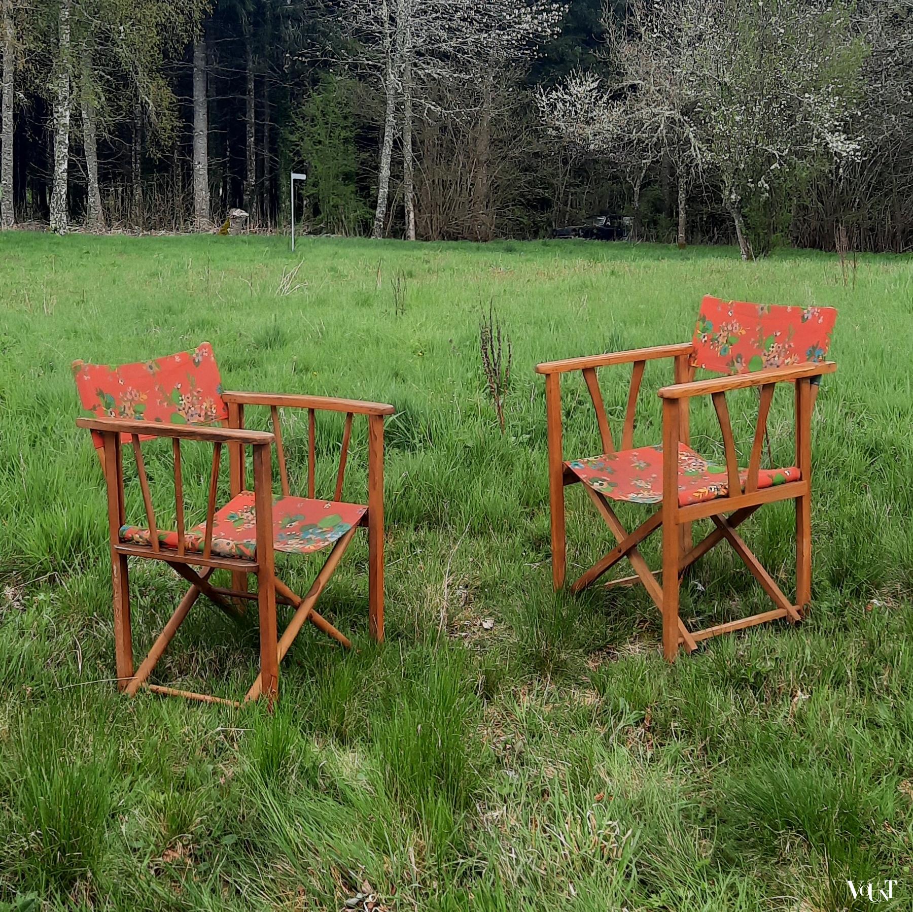 Franse vintage regisseursstoel, ca. jaren '60