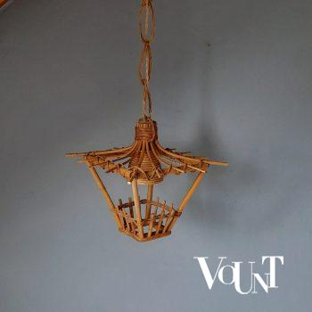 Frans rotan hanglampje, jaren '50/'60