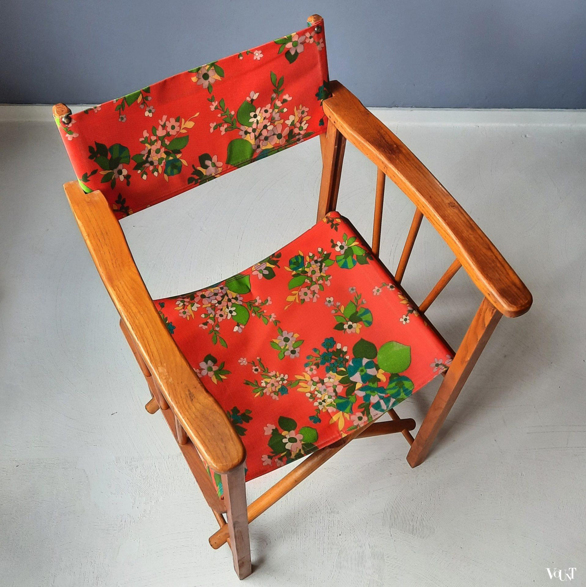 Franse vintage regisseursstoel, ca. jaren '60