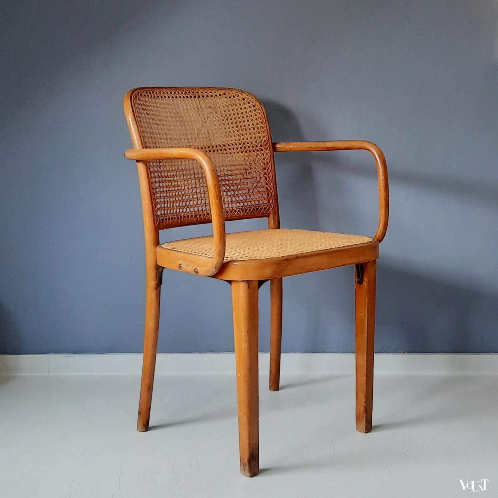 Praag of A 811 F stoel, Josef Hoffmann voor Thonet, jaren '30
