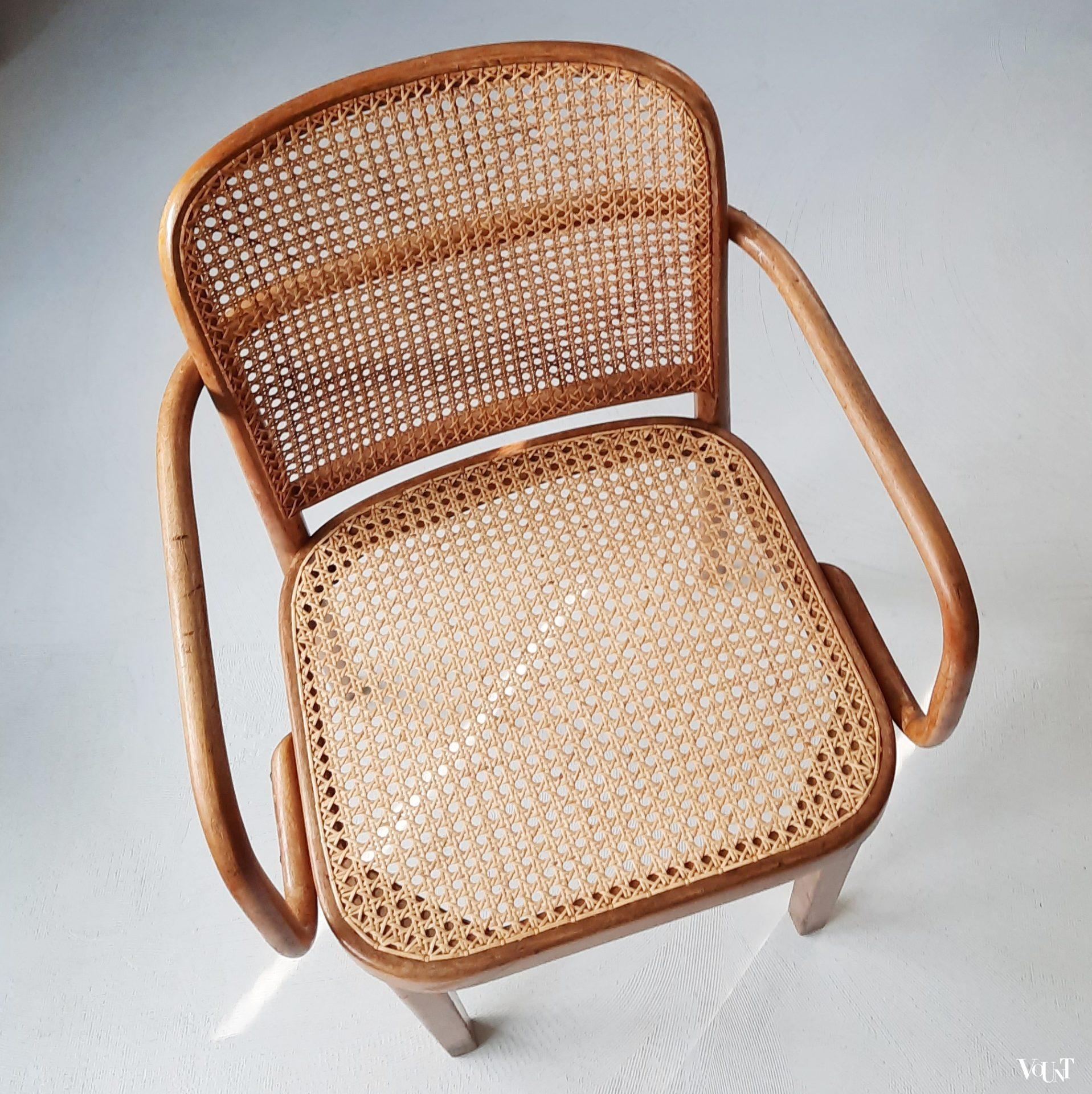 Praag of A 811 F stoel, Josef Hoffmann voor Thonet, jaren '30