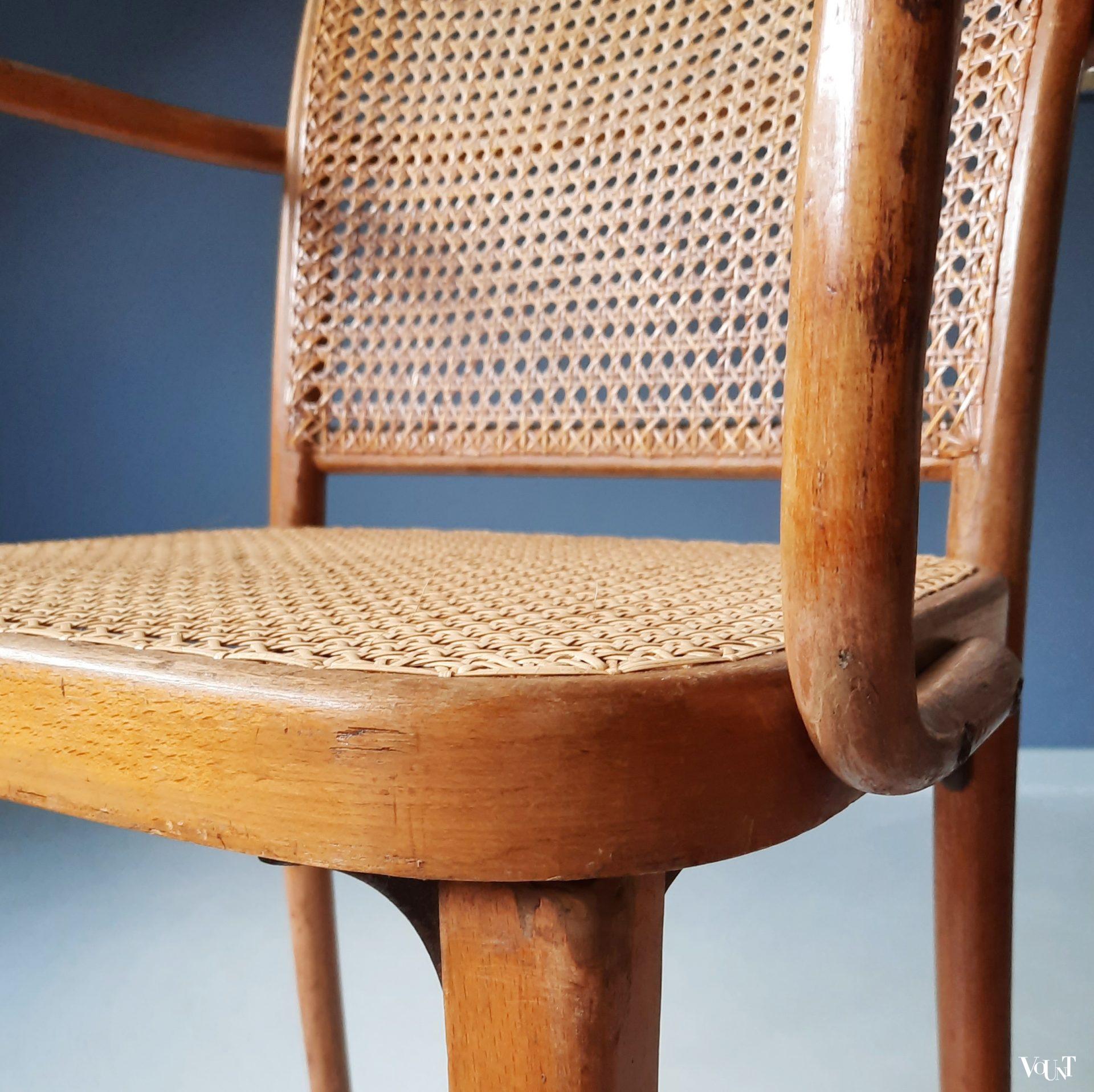 Praag of A 811 F stoel, Josef Hoffmann voor Thonet, jaren '30