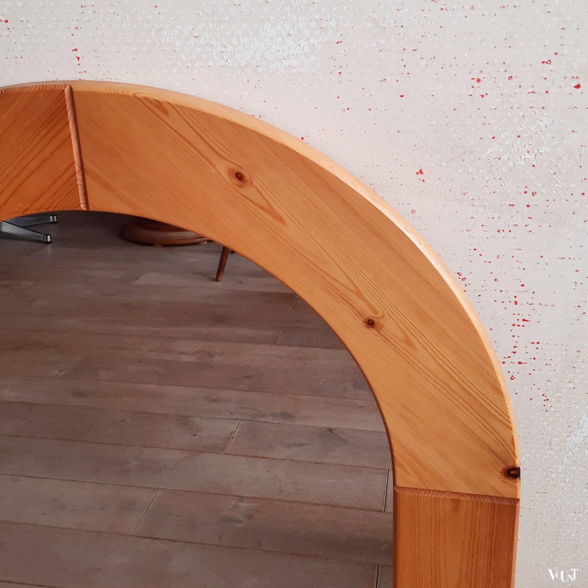 Grenenhouten spiegel Finja 2, Ikea, jaren '70