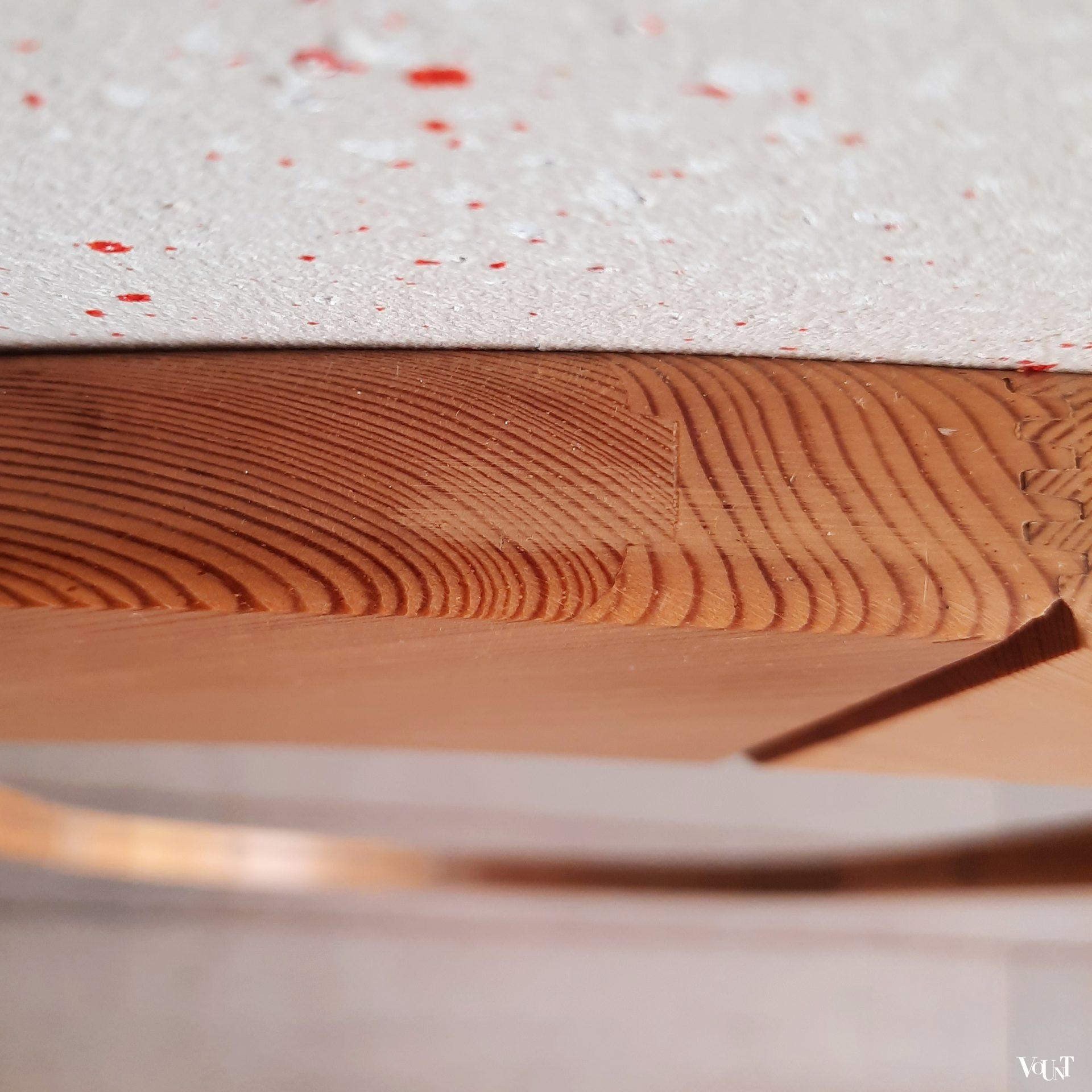 Grenenhouten spiegel Finja 2, Ikea, jaren '70