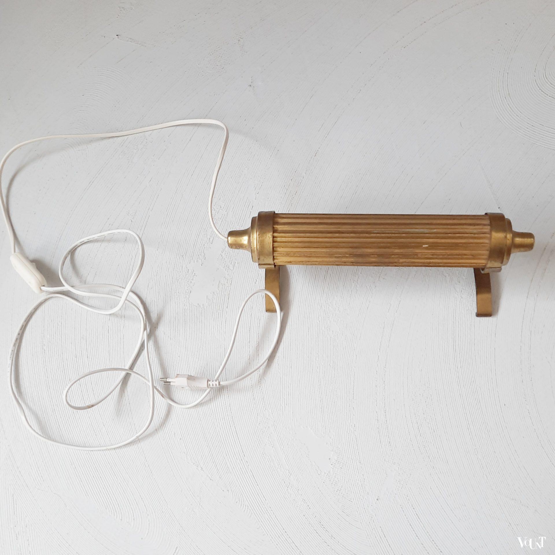 Art deco messing schilderijlamp, jaren '30