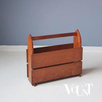 Houten art deco lectuurhouder, jaren '30