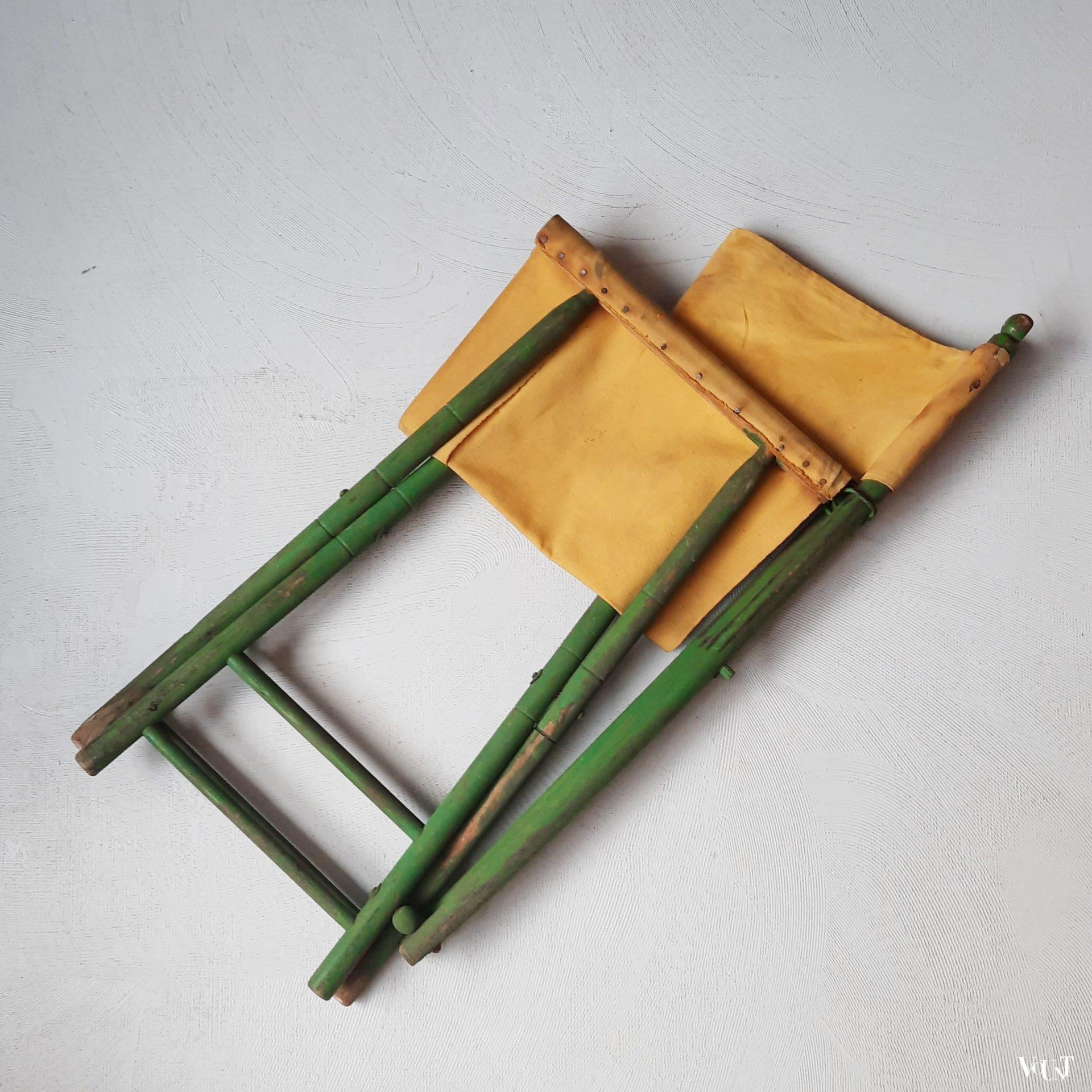 Franse houten klapstoel, jaren '20/'30