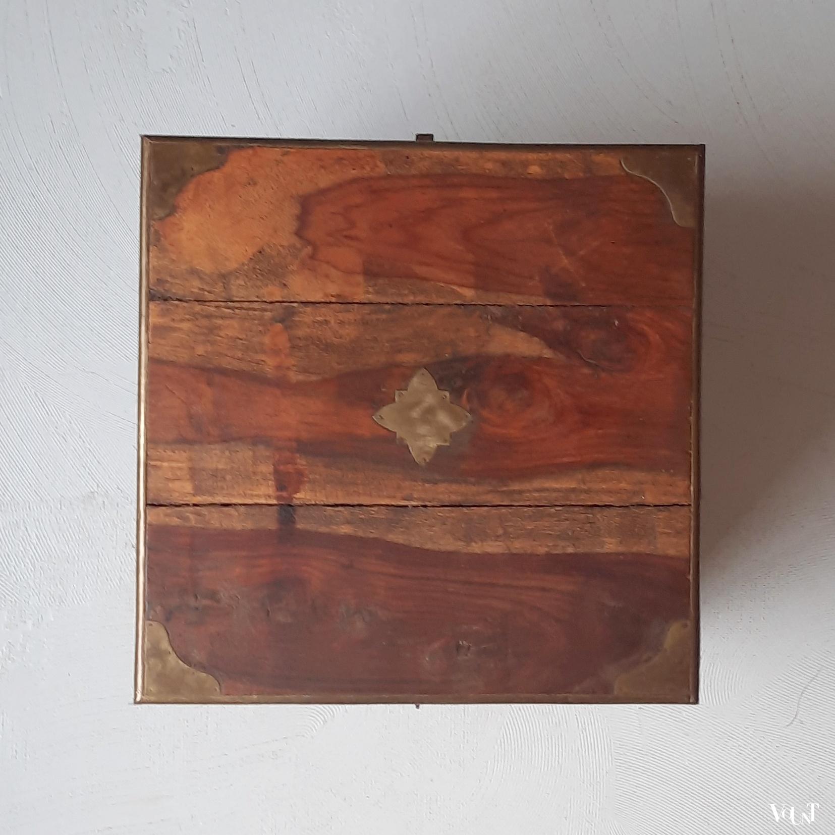 Houten drankenkist campaign stijl, ca. jaren '80