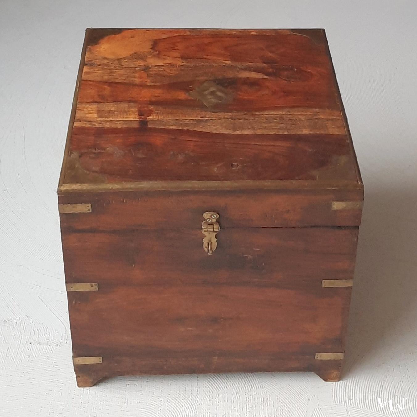 Houten drankenkist campaign stijl, ca. jaren '80