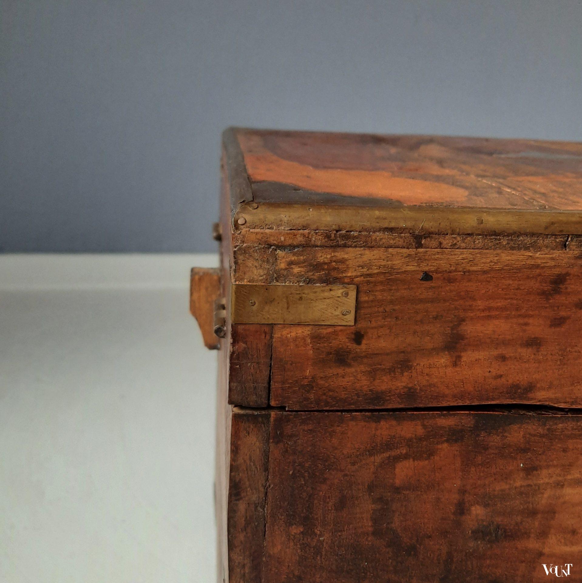 Houten drankenkist campaign stijl, ca. jaren '80