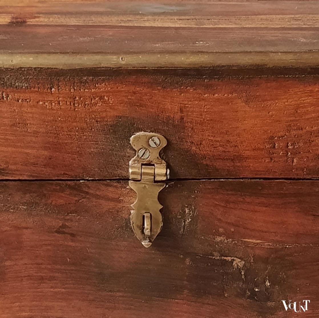 Houten drankenkist campaign stijl, ca. jaren '80