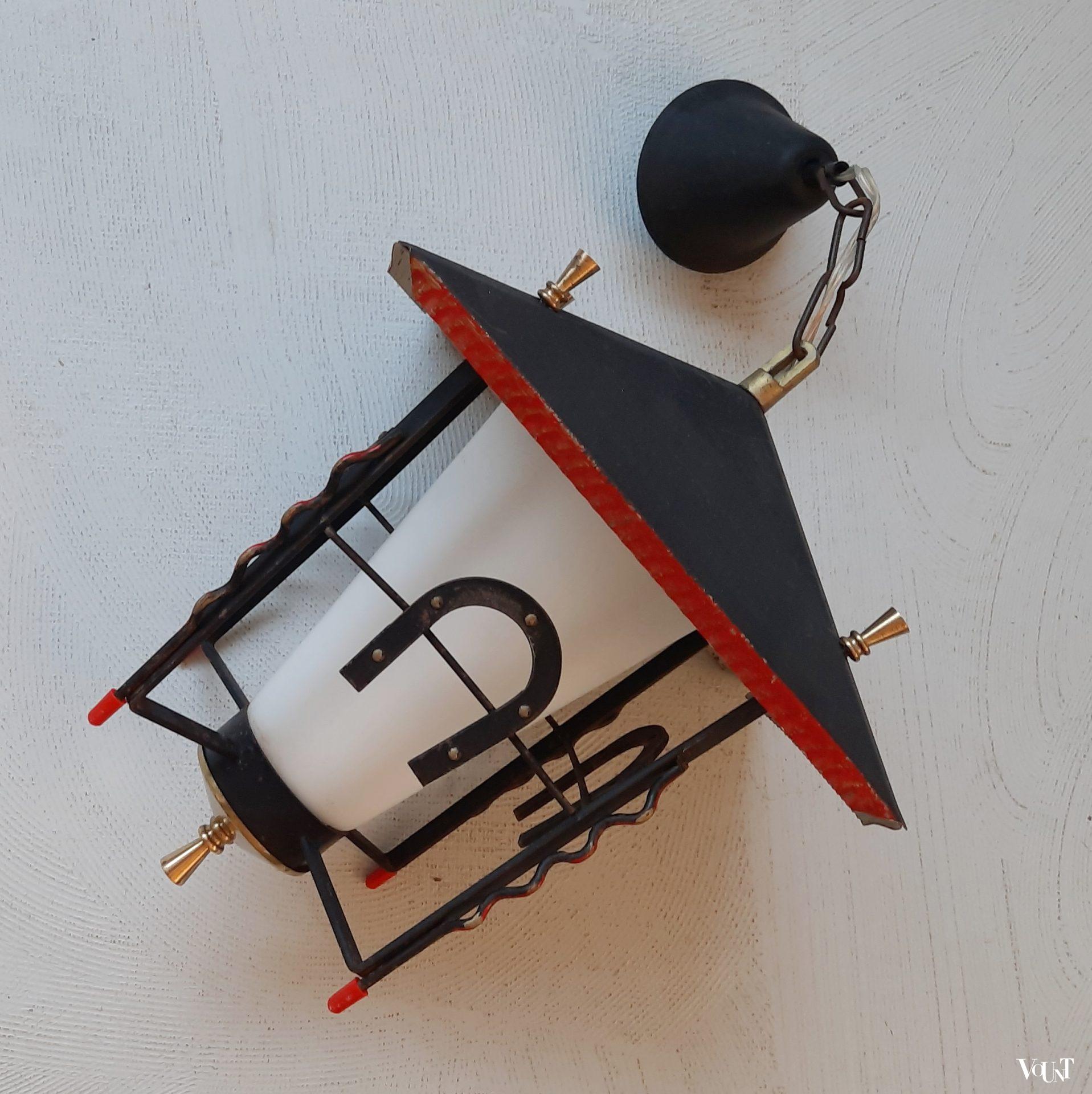 Franse hallamp / lantaarnlamp, jaren '50