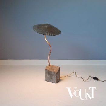 Brutalist tafellamp nr. 22, Joost Tomberg, Luminous Design, jaren '80