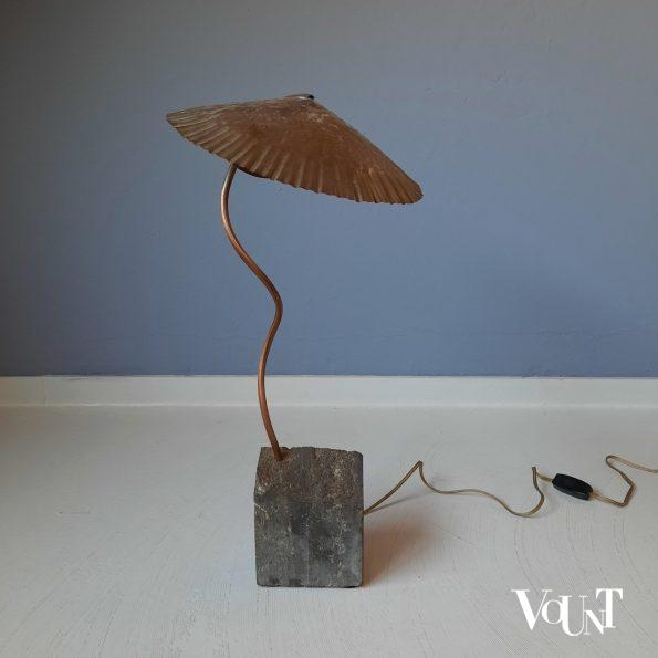 Brutalist tafellamp nr. 22, Joost Tomberg, Luminous Design, jaren '80