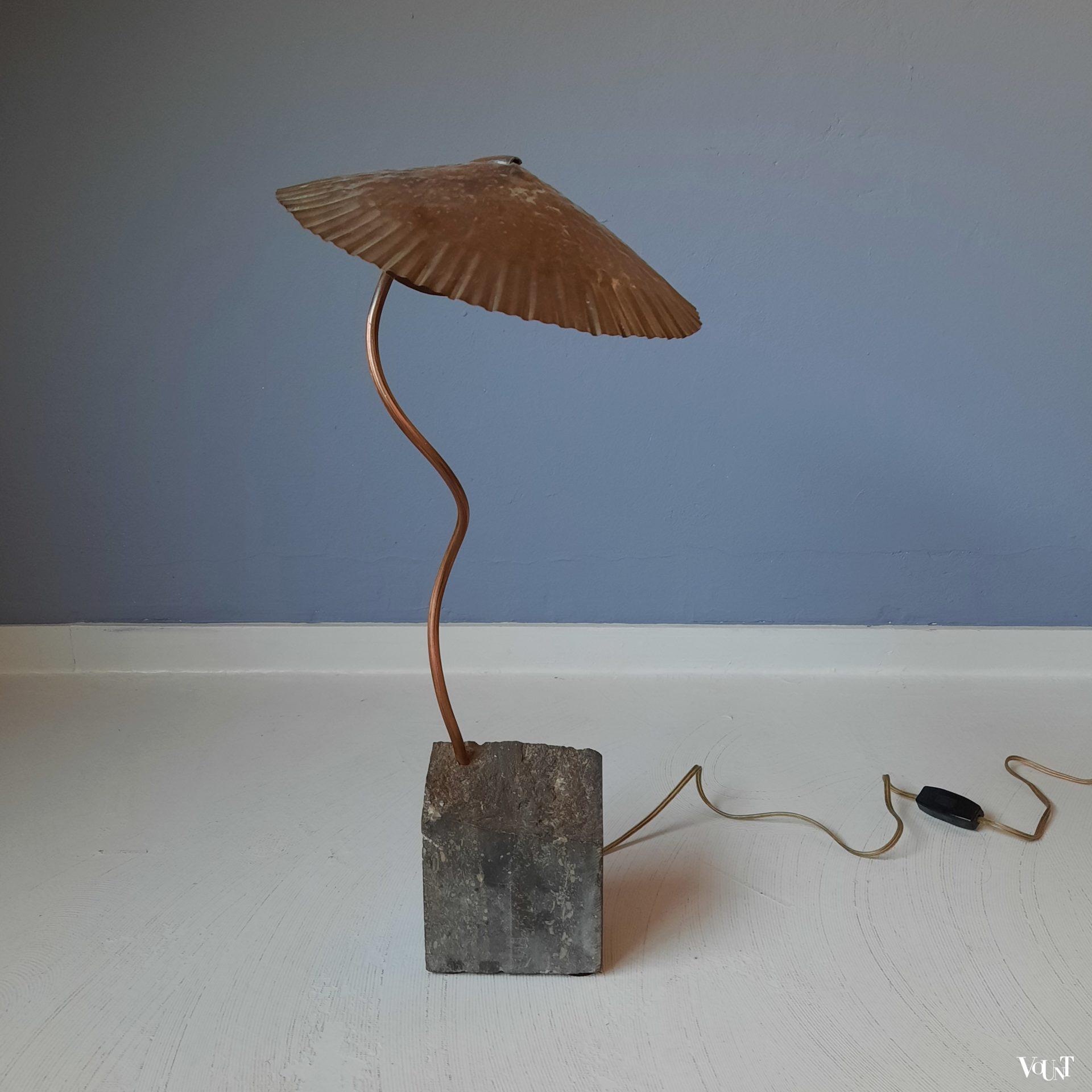 Brutalist tafellamp nr. 22, Joost Tomberg, Luminous Design, jaren '80