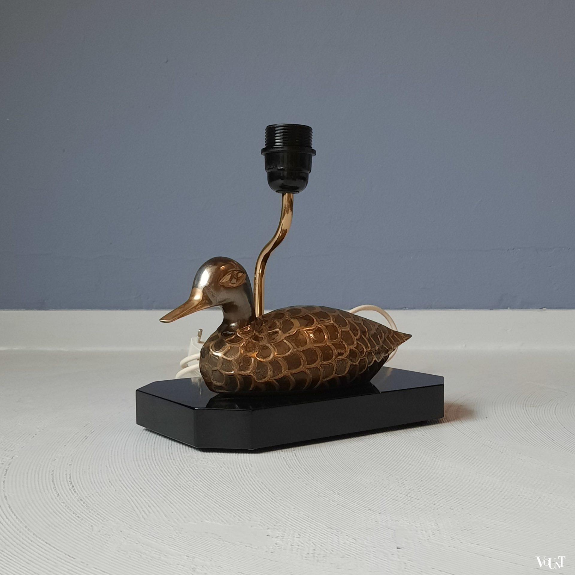 Tafellamp eend, jaren '70/'80