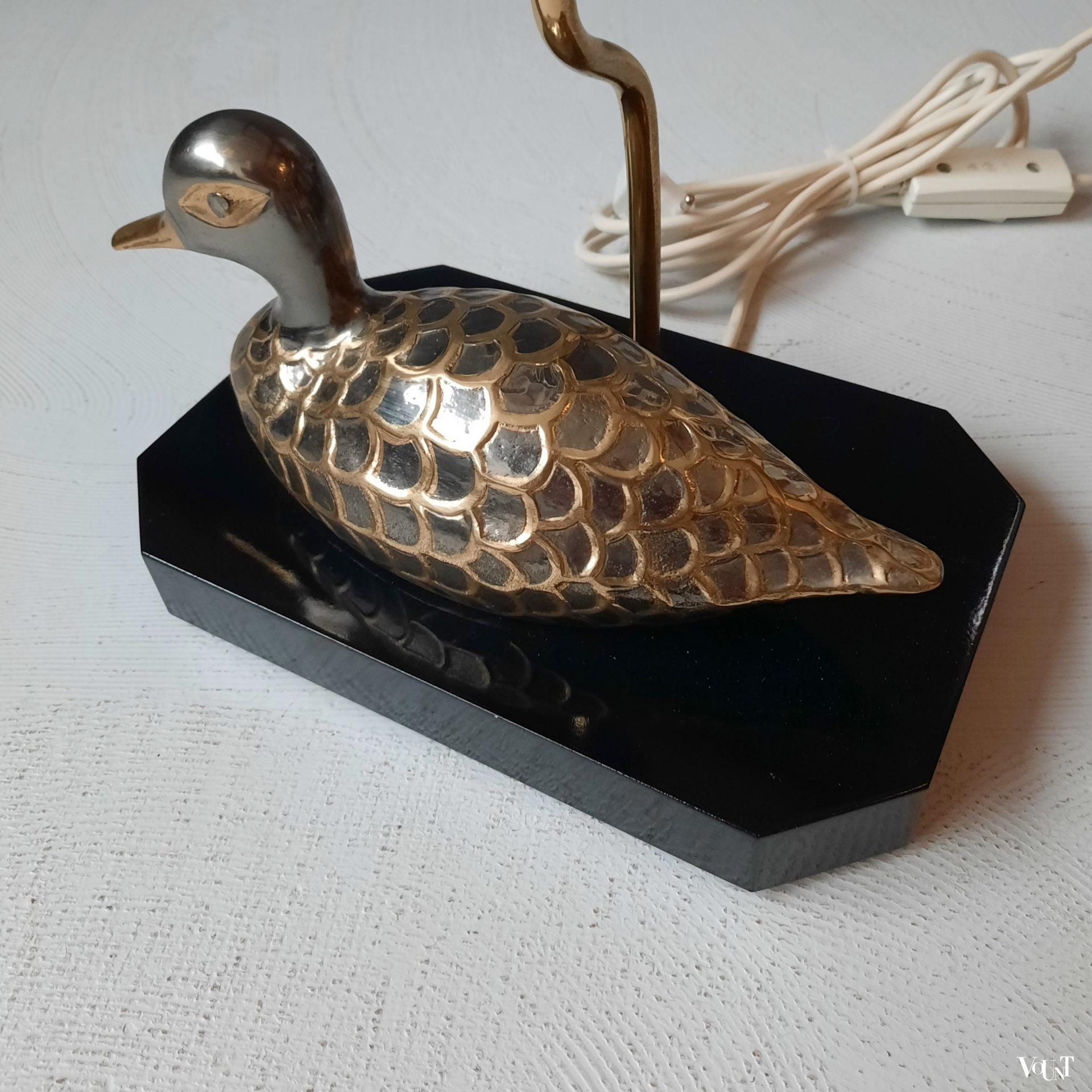 Tafellamp eend, jaren '70/'80