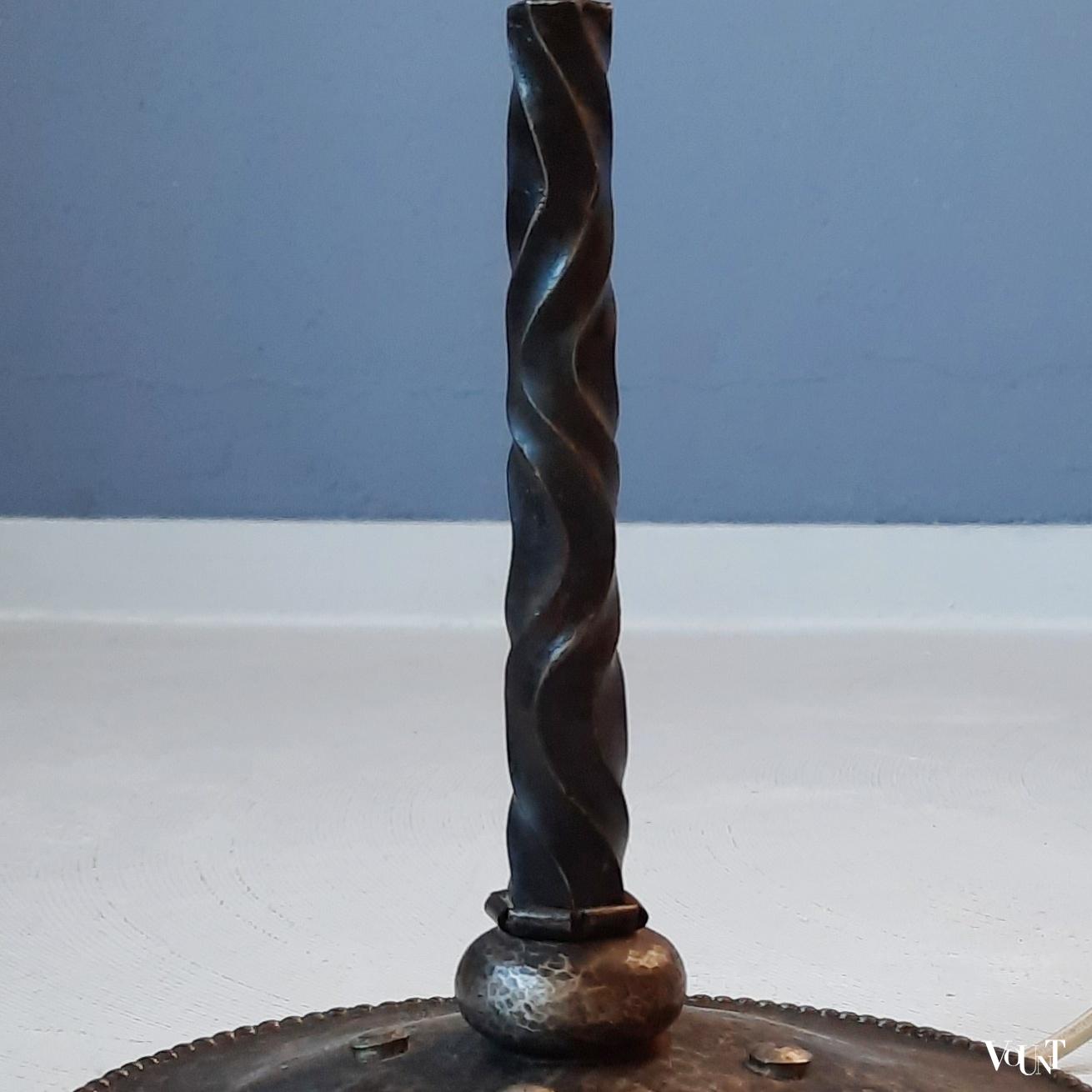 Metalen tafellamp, jaren '30